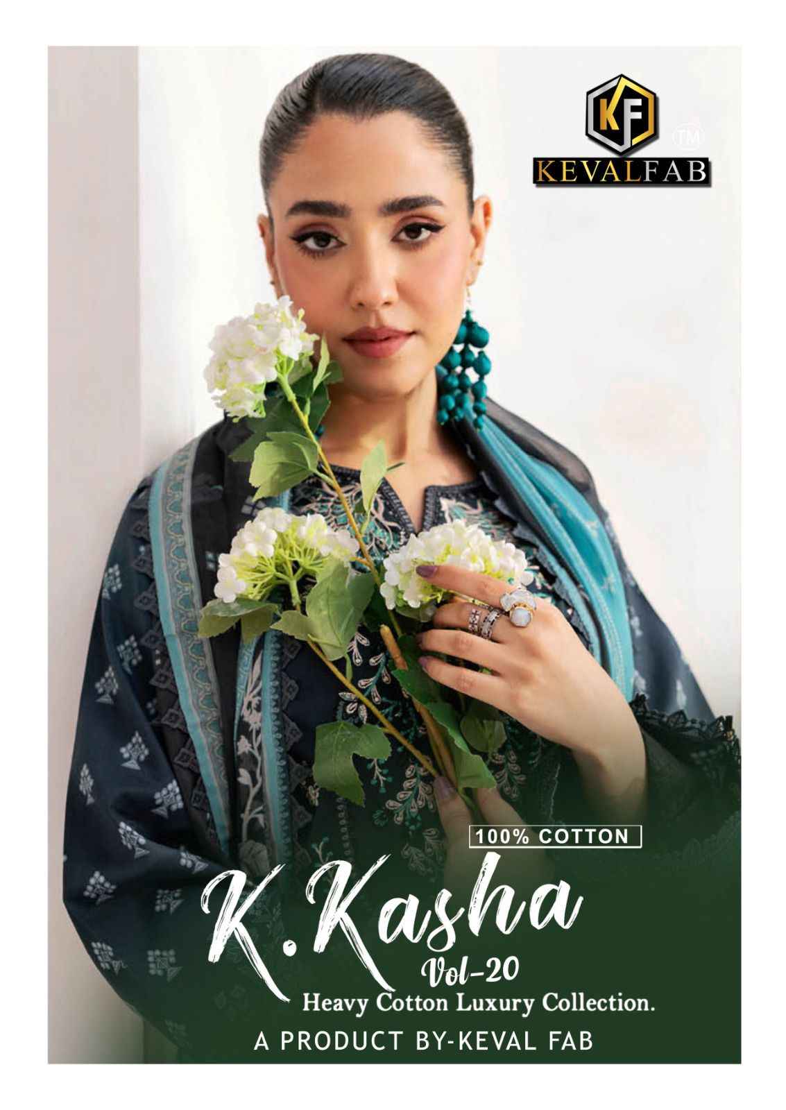 Keval Fab K Kasha Vol 20 Cotton Dress Material 6 pc Cataloge