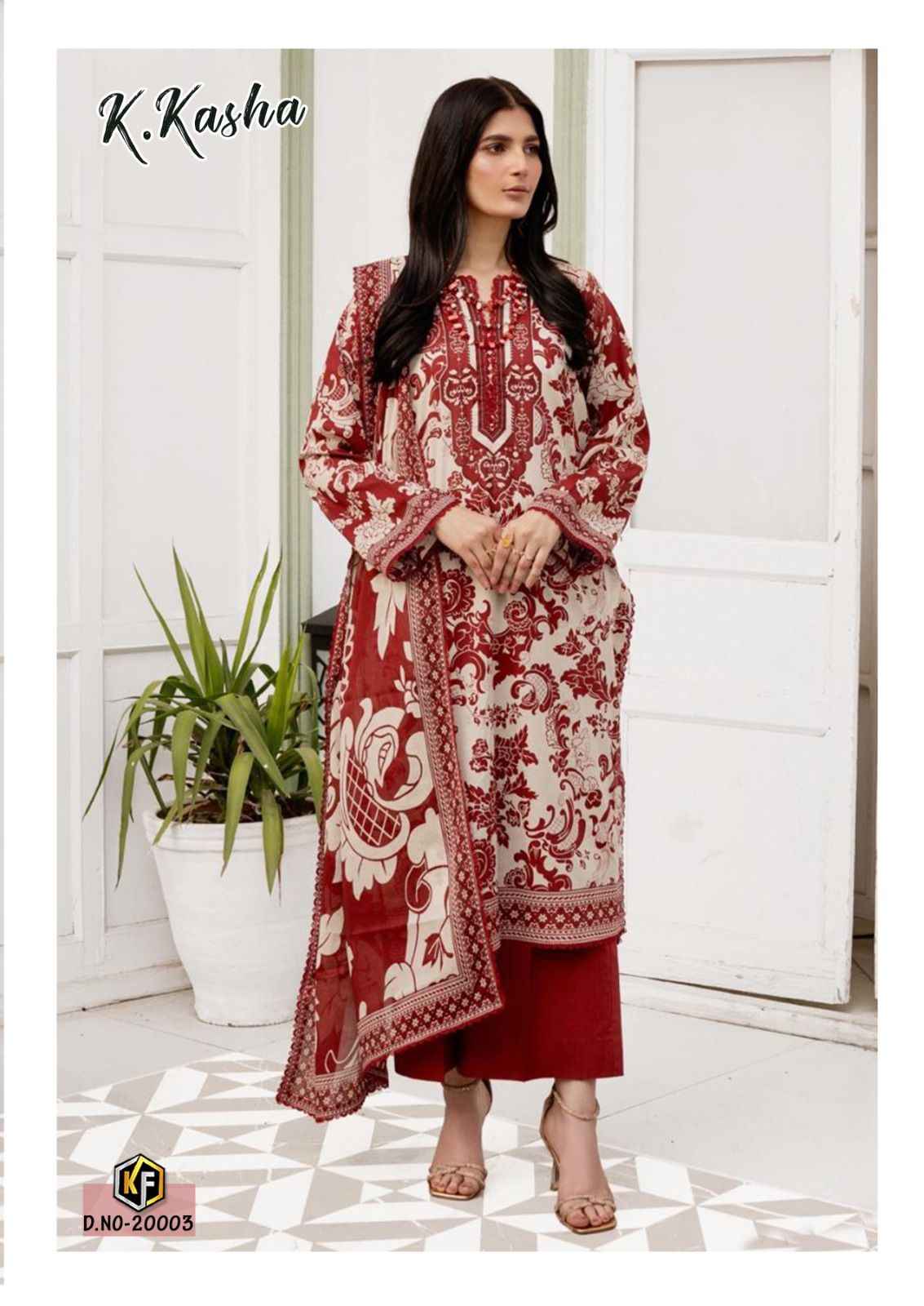 Keval Fab K Kasha Vol 20 Cotton Dress Material 6 pc Cataloge
