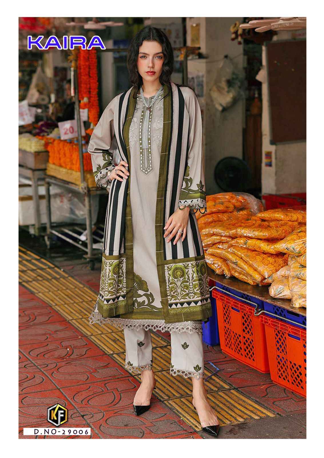 Keval Fab Kaira Vol 29 Lawn Cotton Dress Material 6 pcs Catalogue