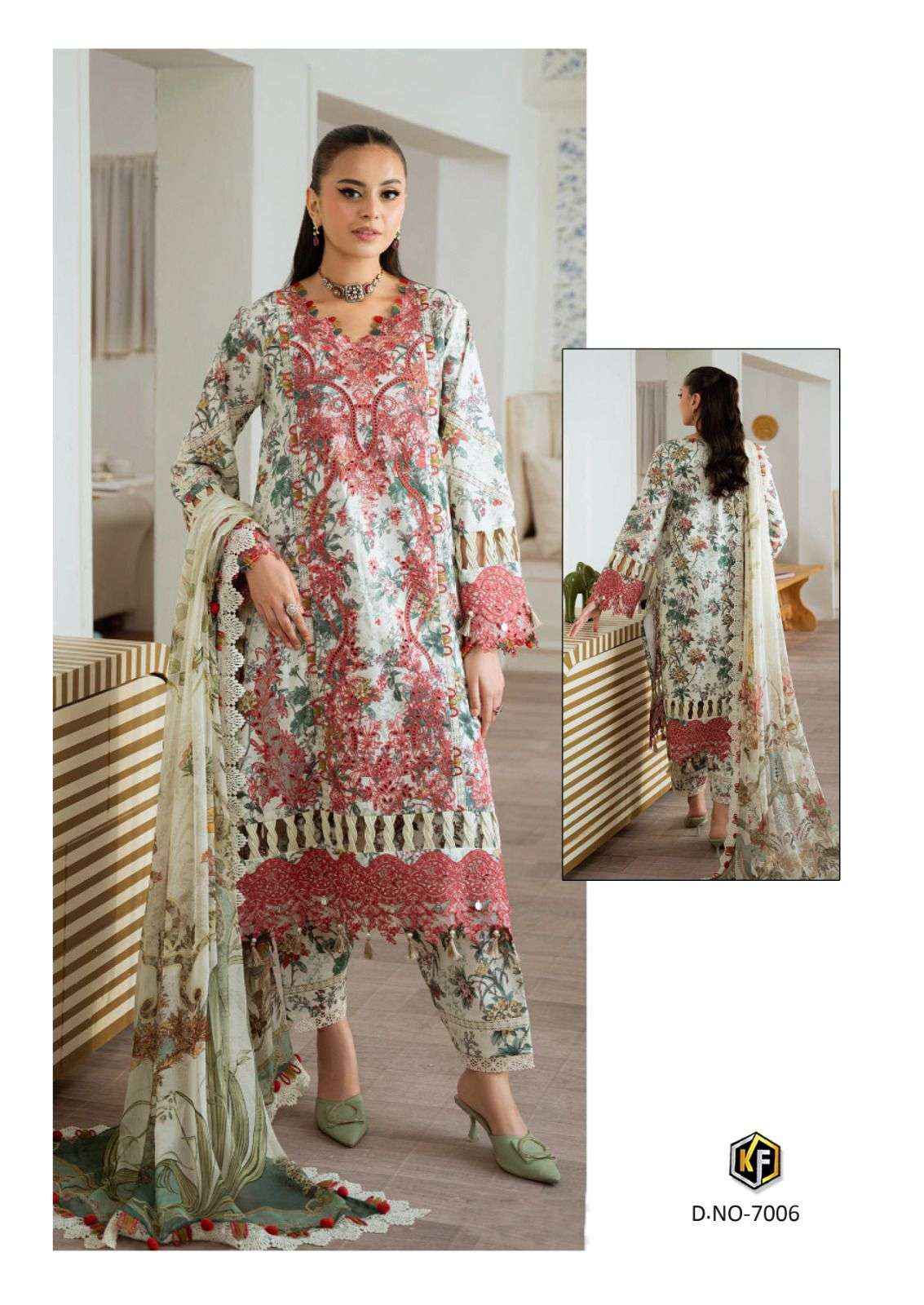 Keval Fab Qurbat Nx Vol 7 Readymade Cotton Dress Material 6 pc Cataloge