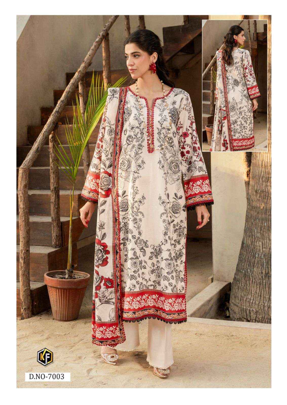 Keval Fab Qurbat Nx Vol 7 Readymade Cotton Dress Material 6 pc Cataloge