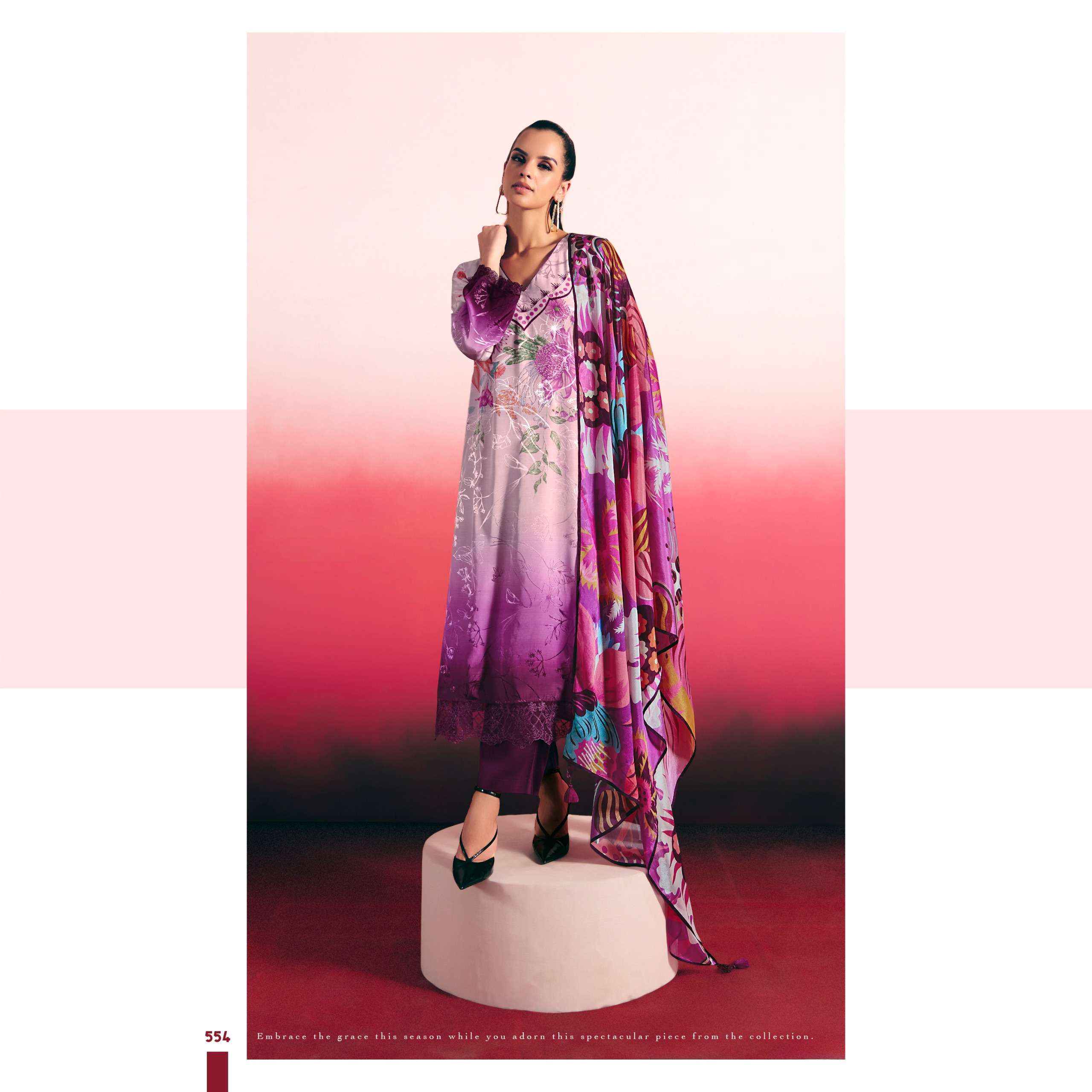 Kimora Aroma Vol 48 Silk Jacquard Dress Material 4 pcs Catalogue