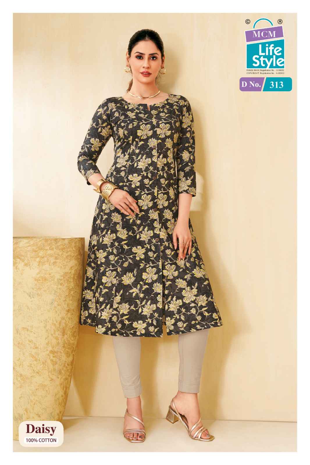MCM Lifestyle Daisy Vol 3 Cotton Kurti 10 pcs Catalogue