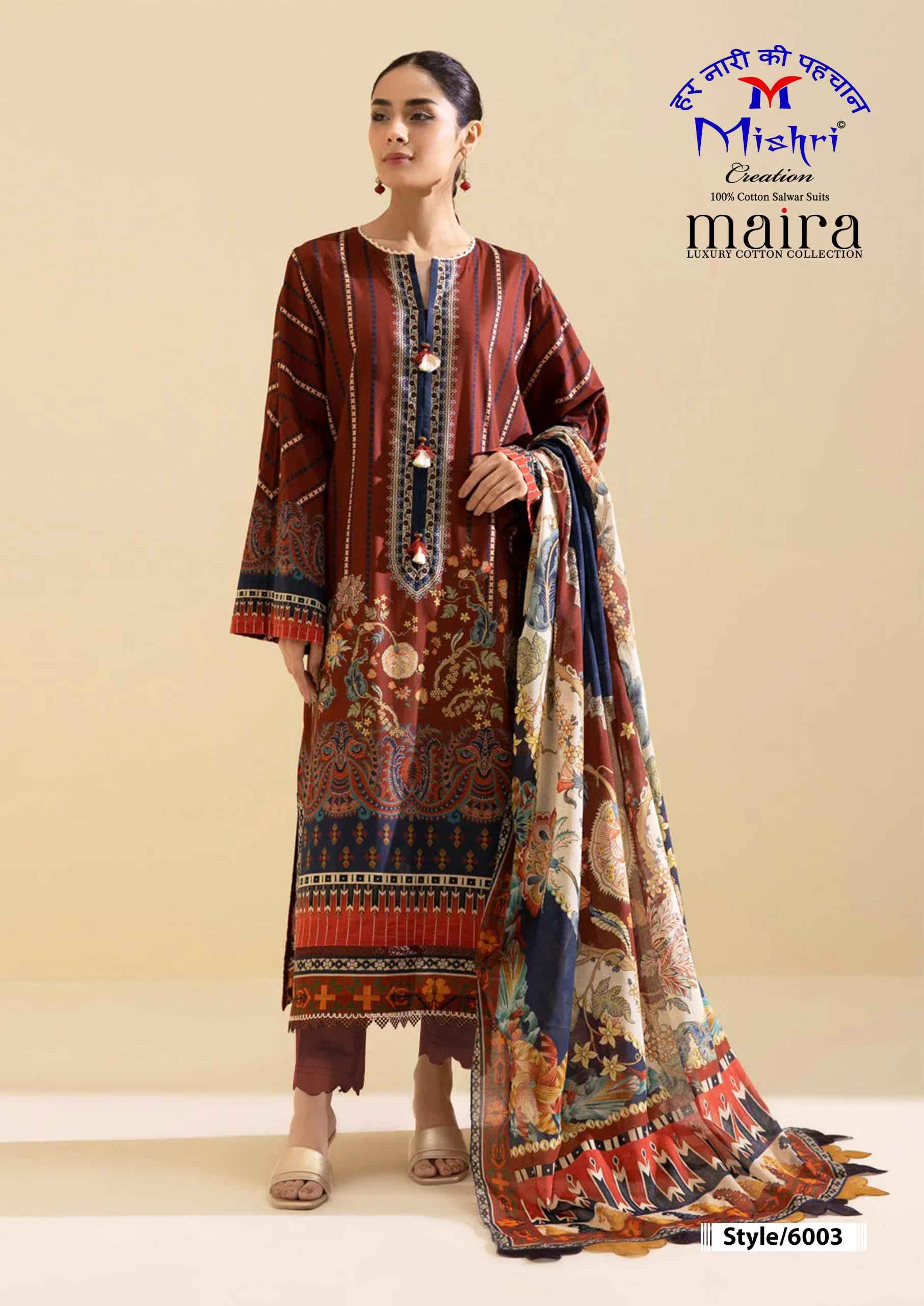 Mishri Creation Maira Vol 6 Cotton Dress Material 6 pcs Catalogue