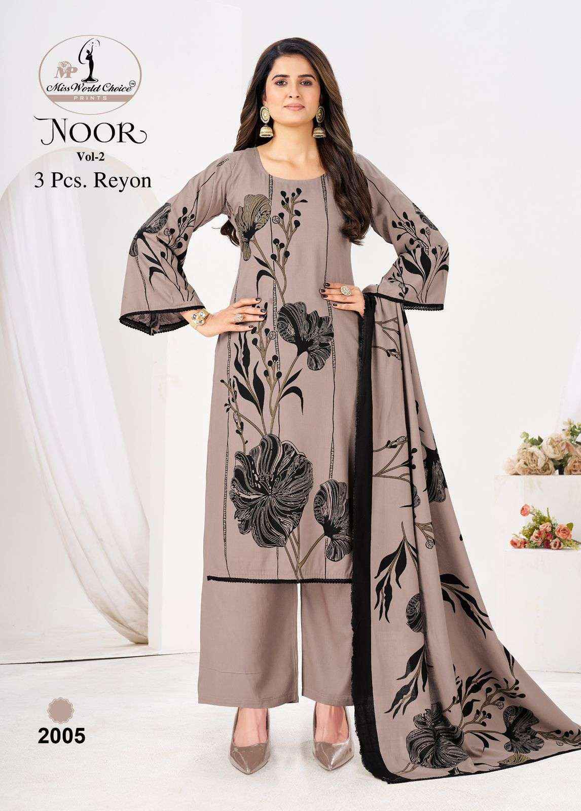 Miss World Choice Noor Vol 2 Cotton Dress Material 5 pcs Catalogue