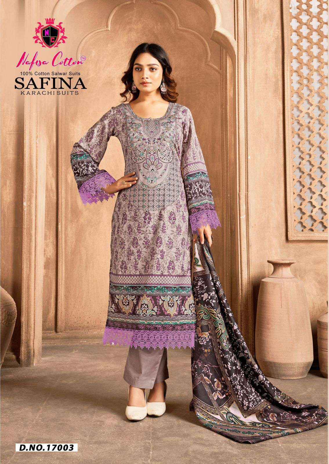 Nafisa Cotton Safina Vol 17 Cotton Dress Material 6 pcs Catalogue