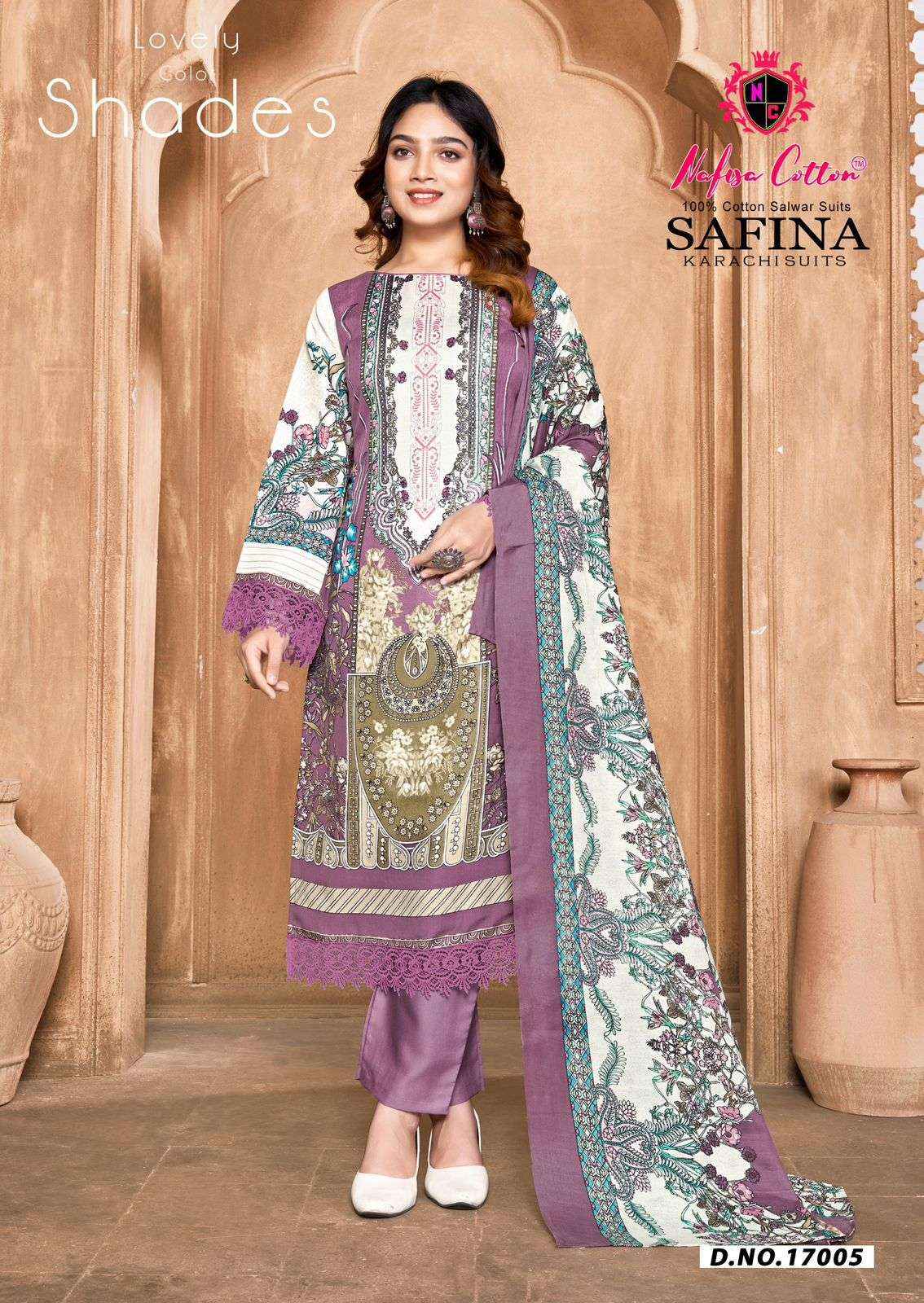 Nafisa Cotton Safina Vol 17 Cotton Dress Material 6 pcs Catalogue