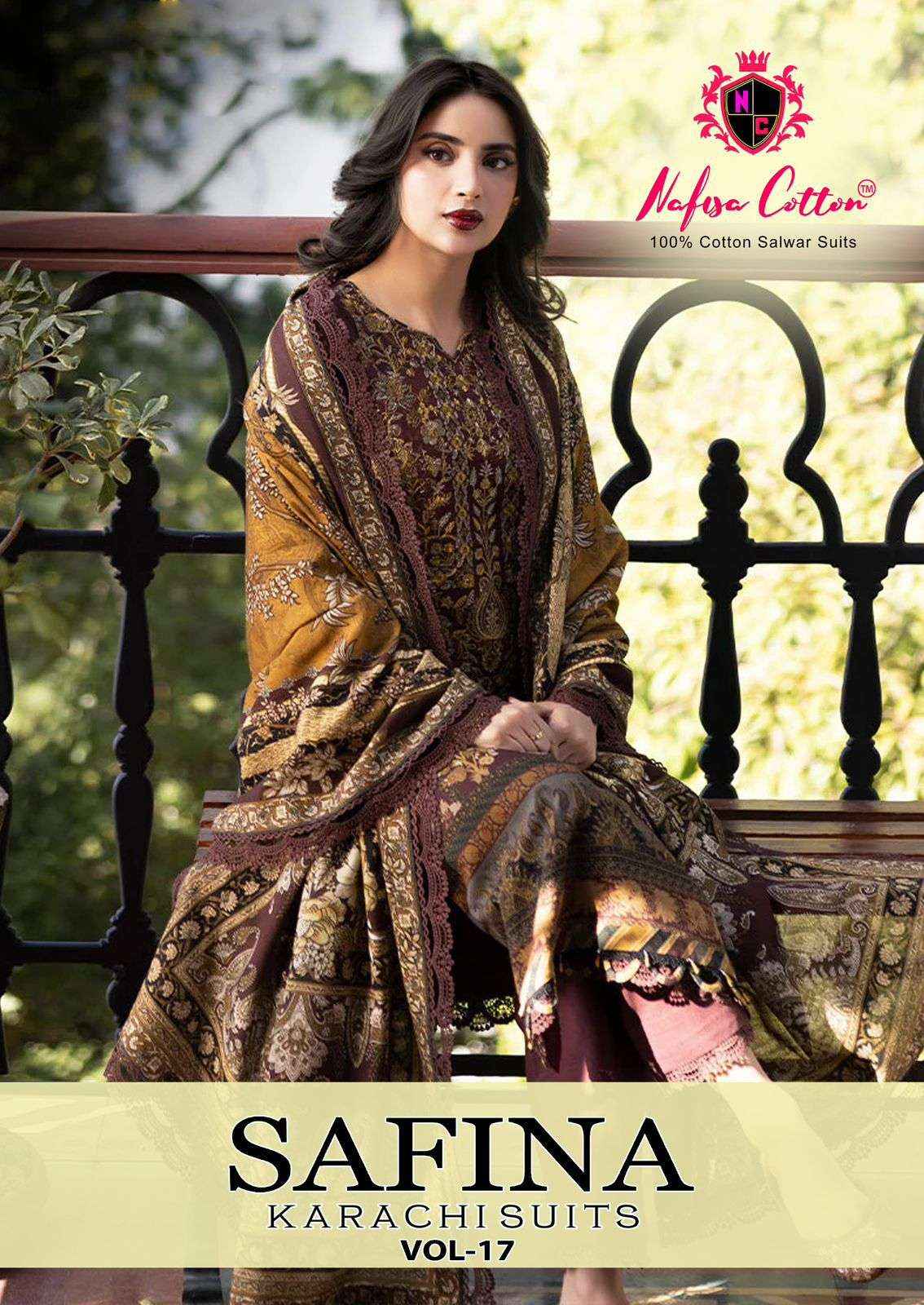 Nafisa Cotton Safina Vol 17 Cotton Dress Material 6 pcs Catalogue
