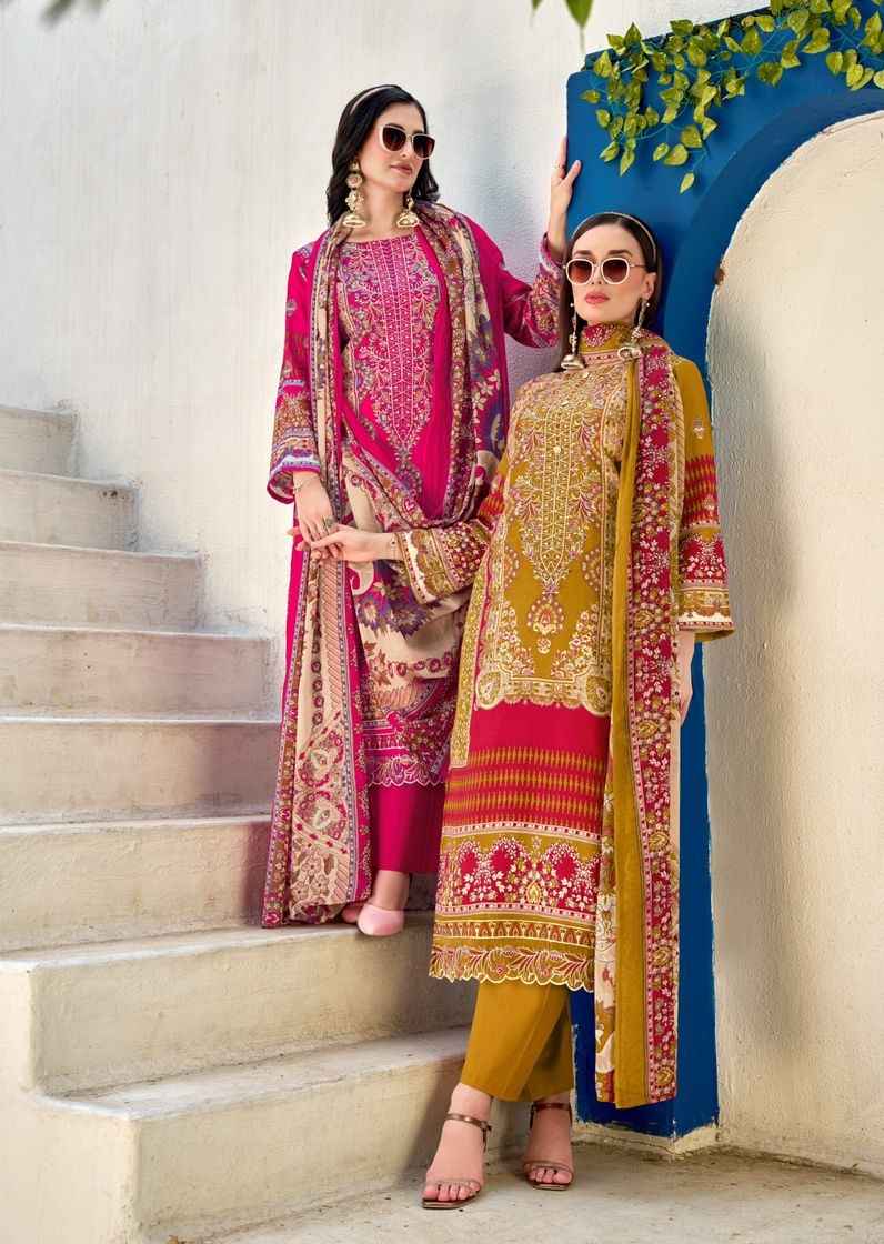 Pakiza Prints Farmaish Vol 5 Jam Satin Dress Material 4 pcs Catalogue