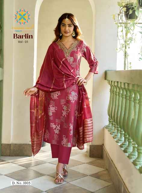 Passion Tree Barlin Vol 1 Fancy Kurti Combo 8 pcs Catalogue