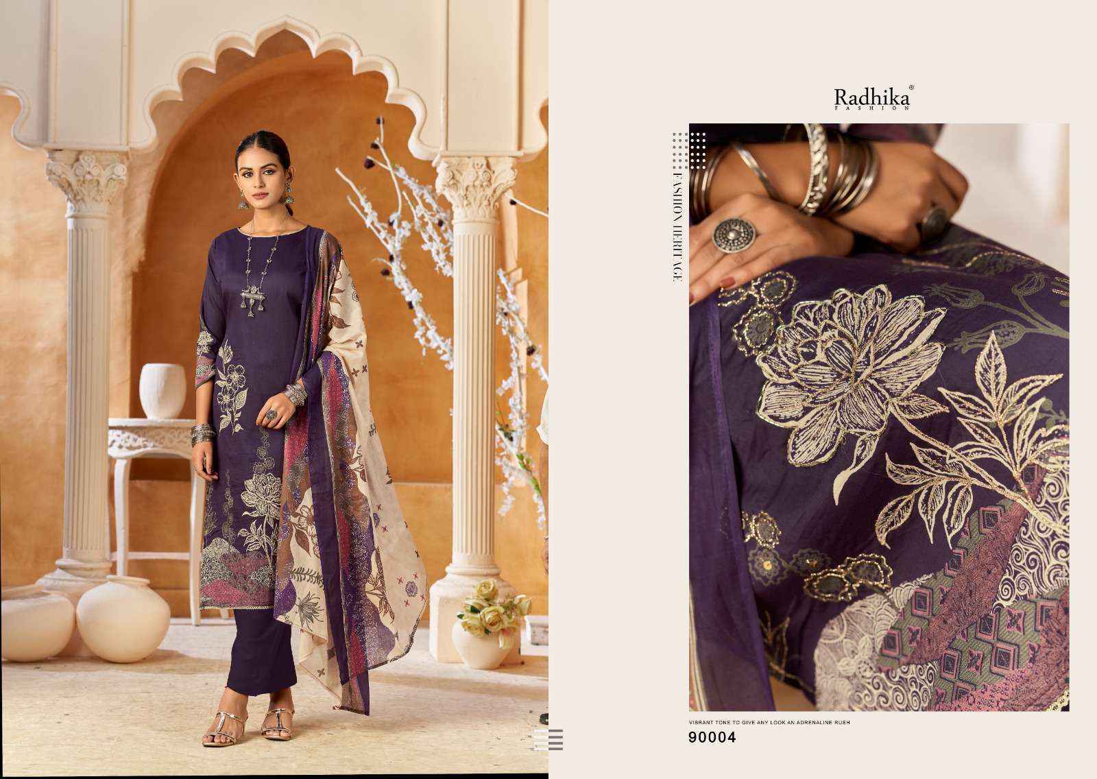 Radhika Fashion Azara Jessika Vol 2 Jaam Cotton Dress Material 4 pcs Catalogue