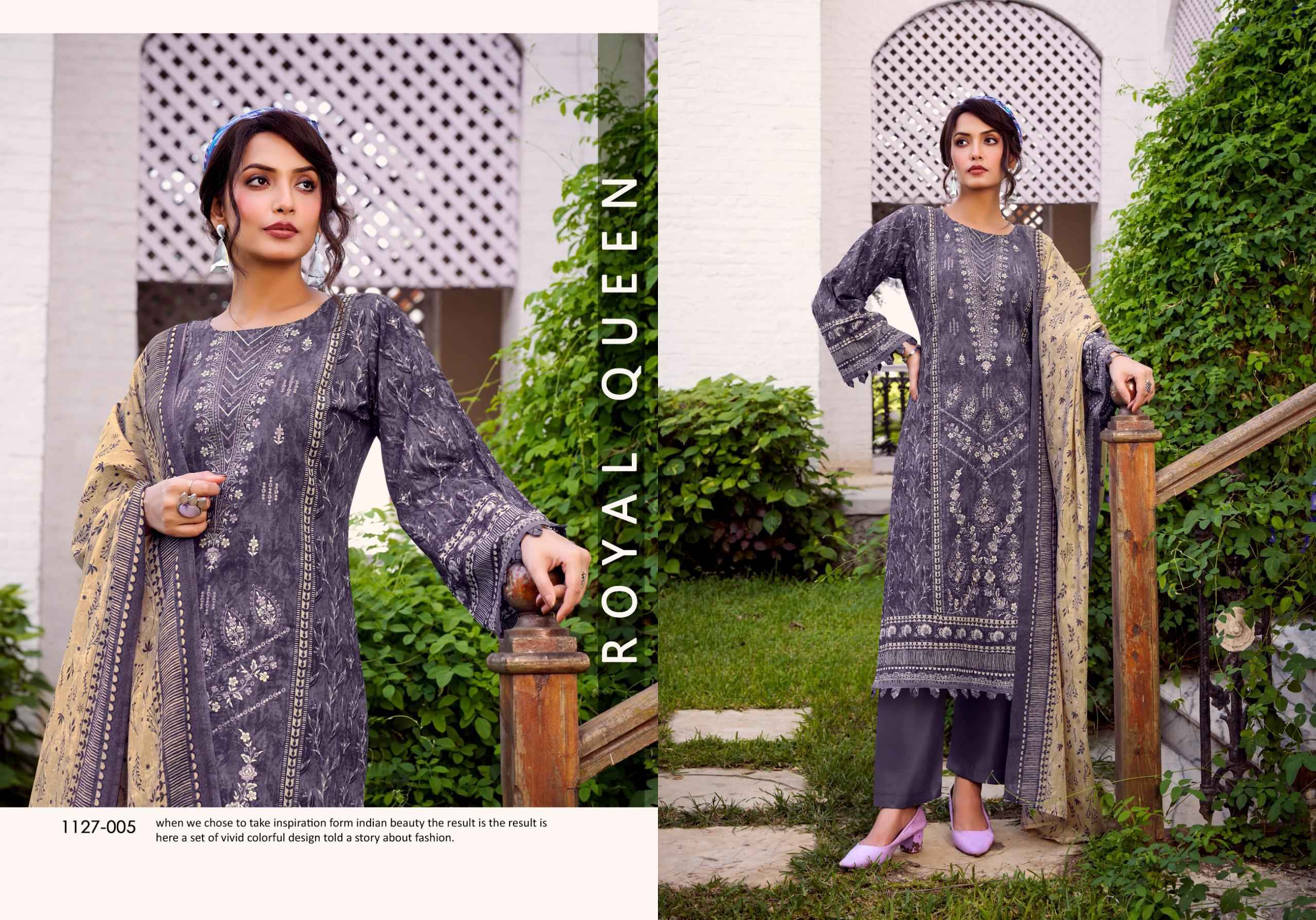 Romani Bin Kareem Vol 2 Cotton Dress Material 8 pcs Catalogue