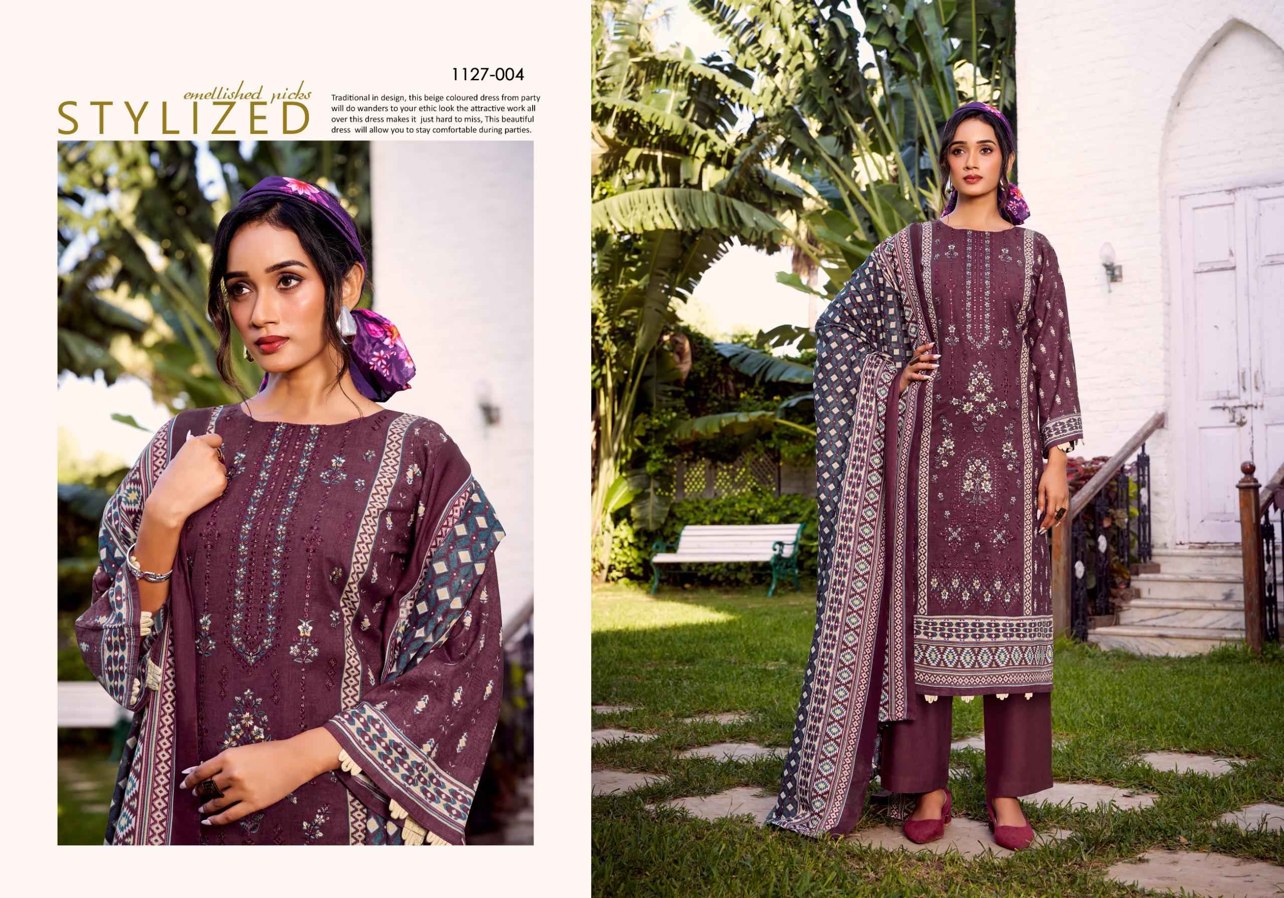 Romani Bin Kareem Vol 2 Cotton Dress Material 8 pcs Catalogue