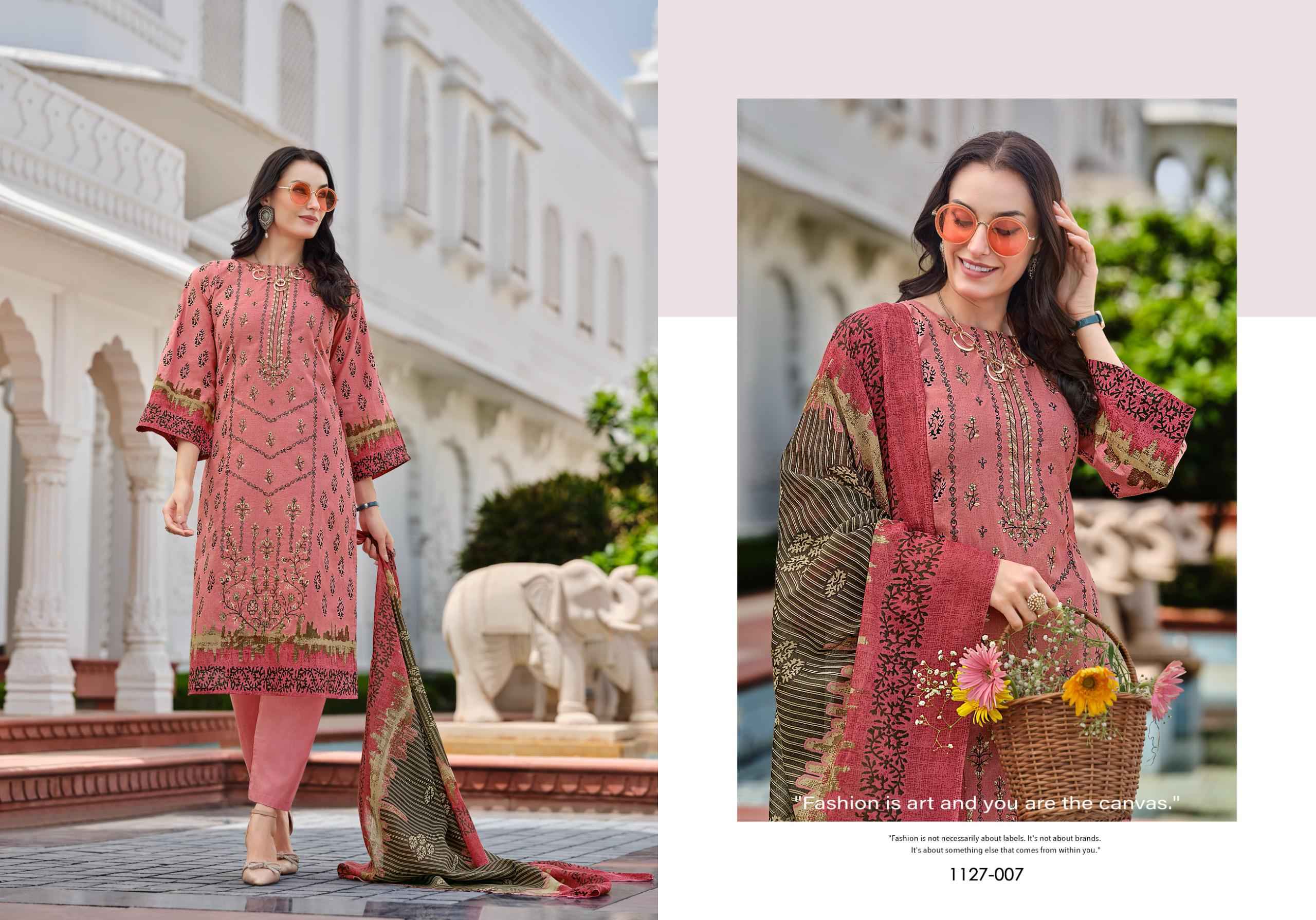 Romani Bin Kareem Vol 2 Cotton Dress Material 8 pcs Catalogue