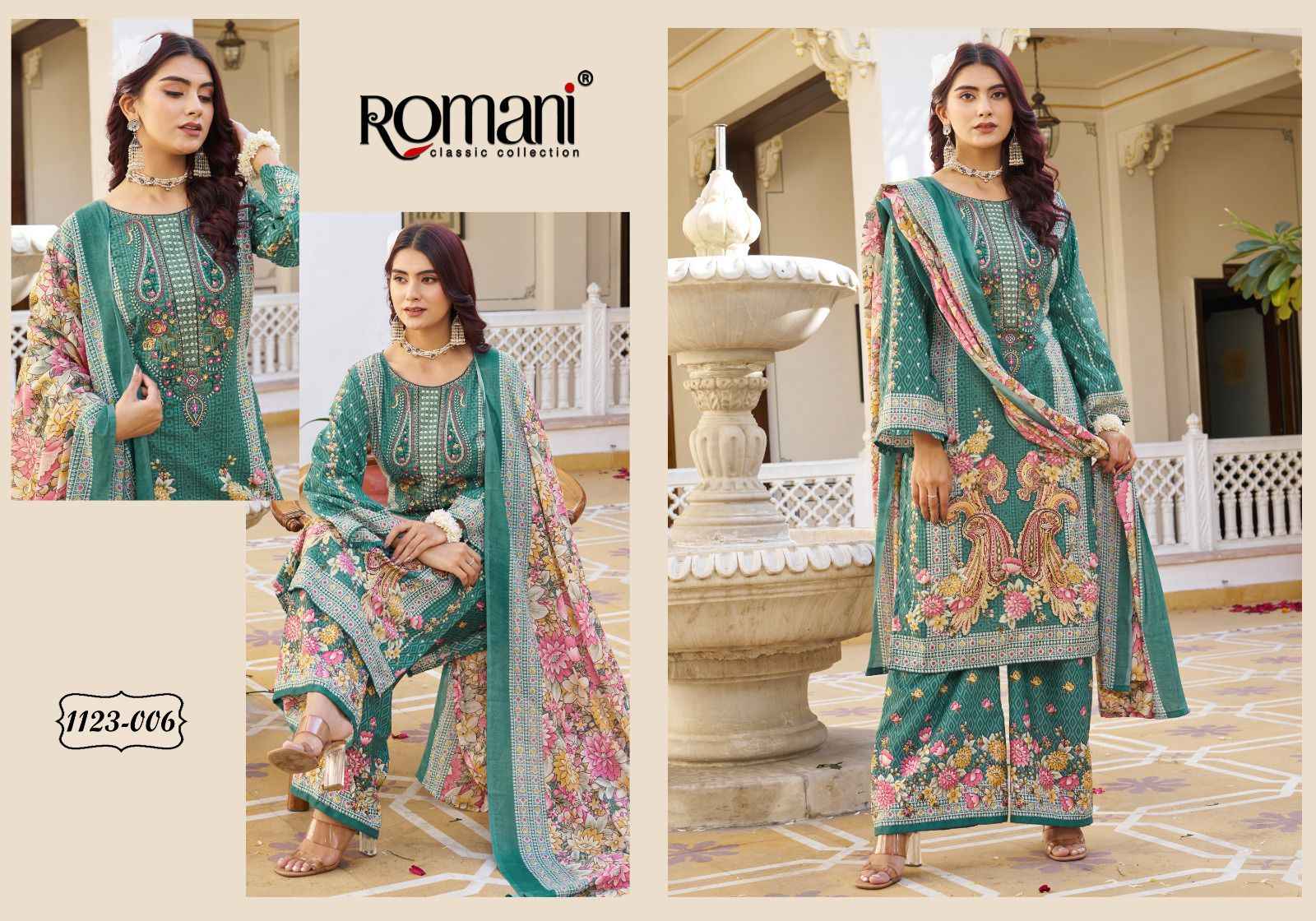 Romani Mahira Vol 5 Cotton Dress Material 8 pcs Catalogue