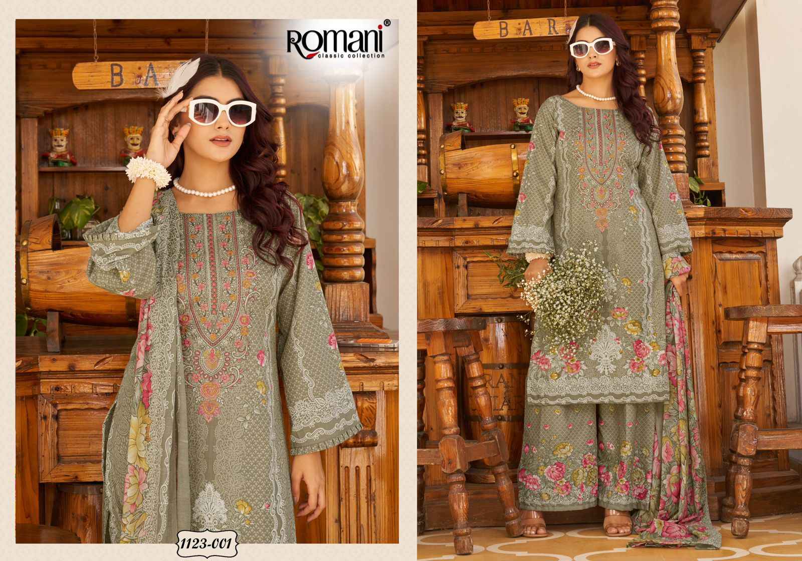 Romani Mahira Vol 5 Cotton Dress Material 8 pcs Catalogue