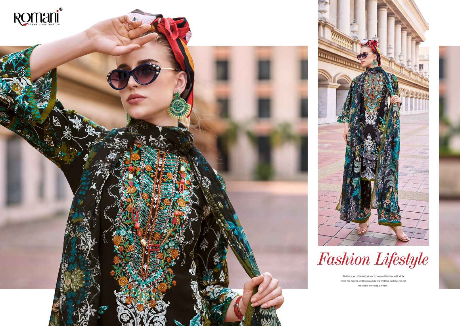Romani Mahira Vol 6 Cotton Dress Material 8 pcs Catalogue