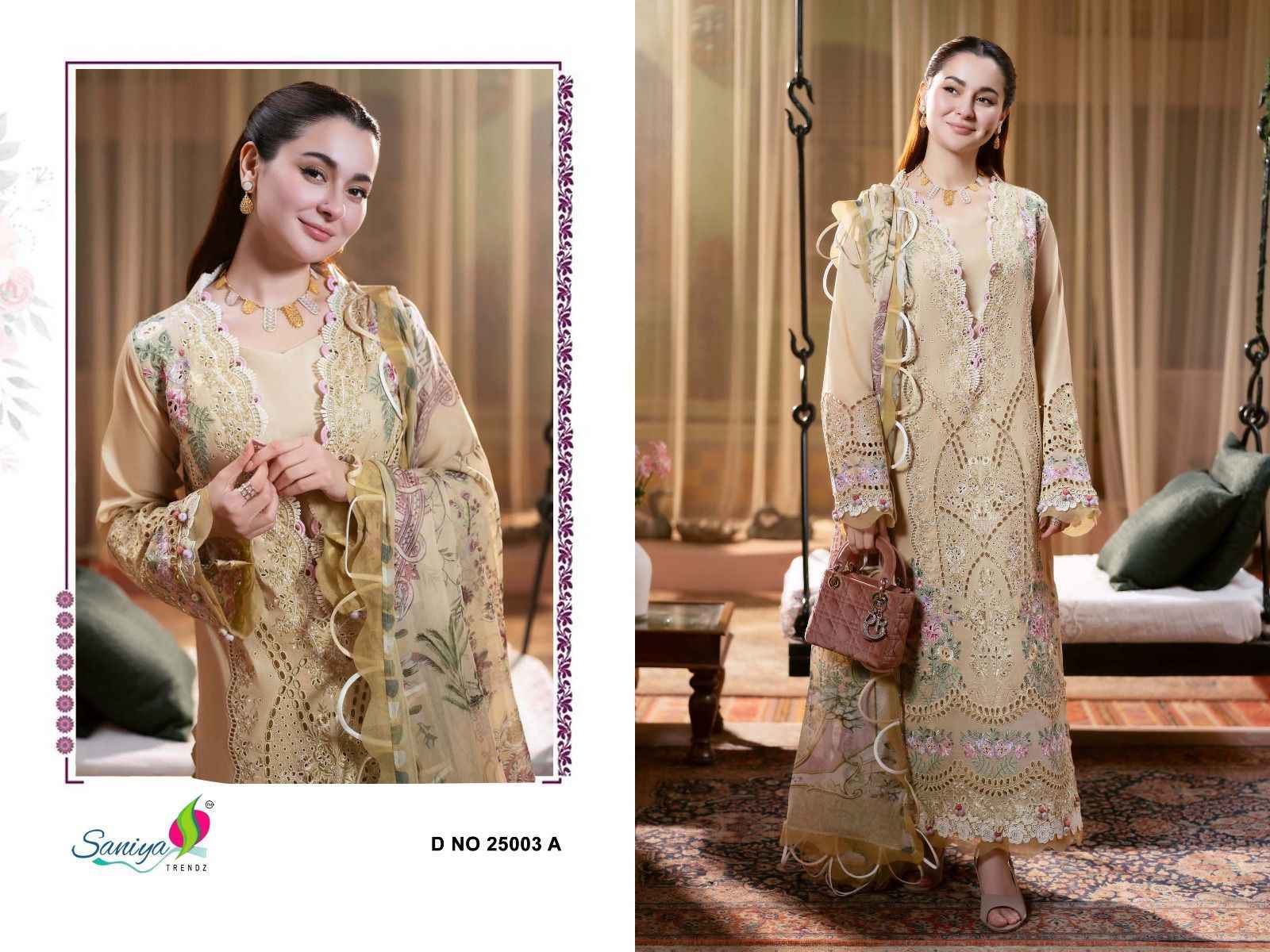 Saniya Trendz Ombre Vol 25 Nx Cotton Dress Material 3 pcs Catalogue