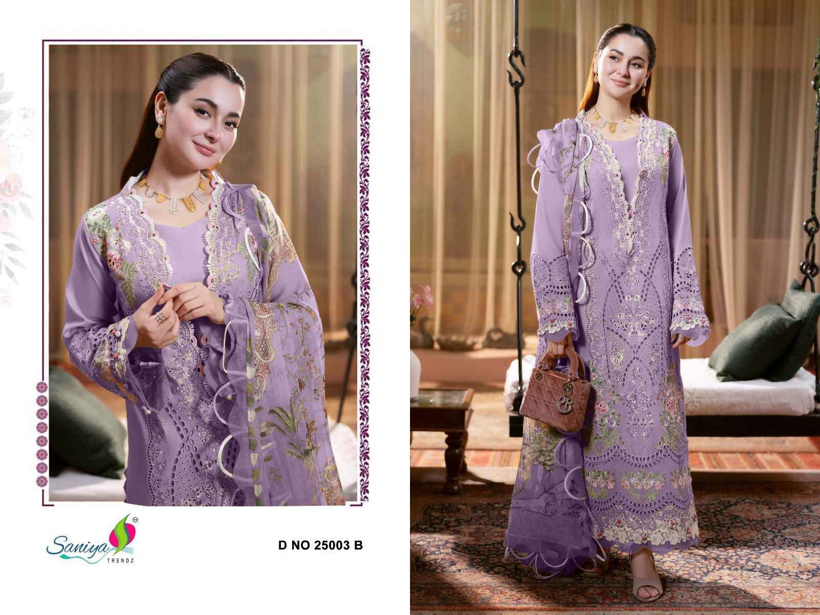 Saniya Trendz Ombre Vol 25 Nx Cotton Dress Material 3 pcs Catalogue