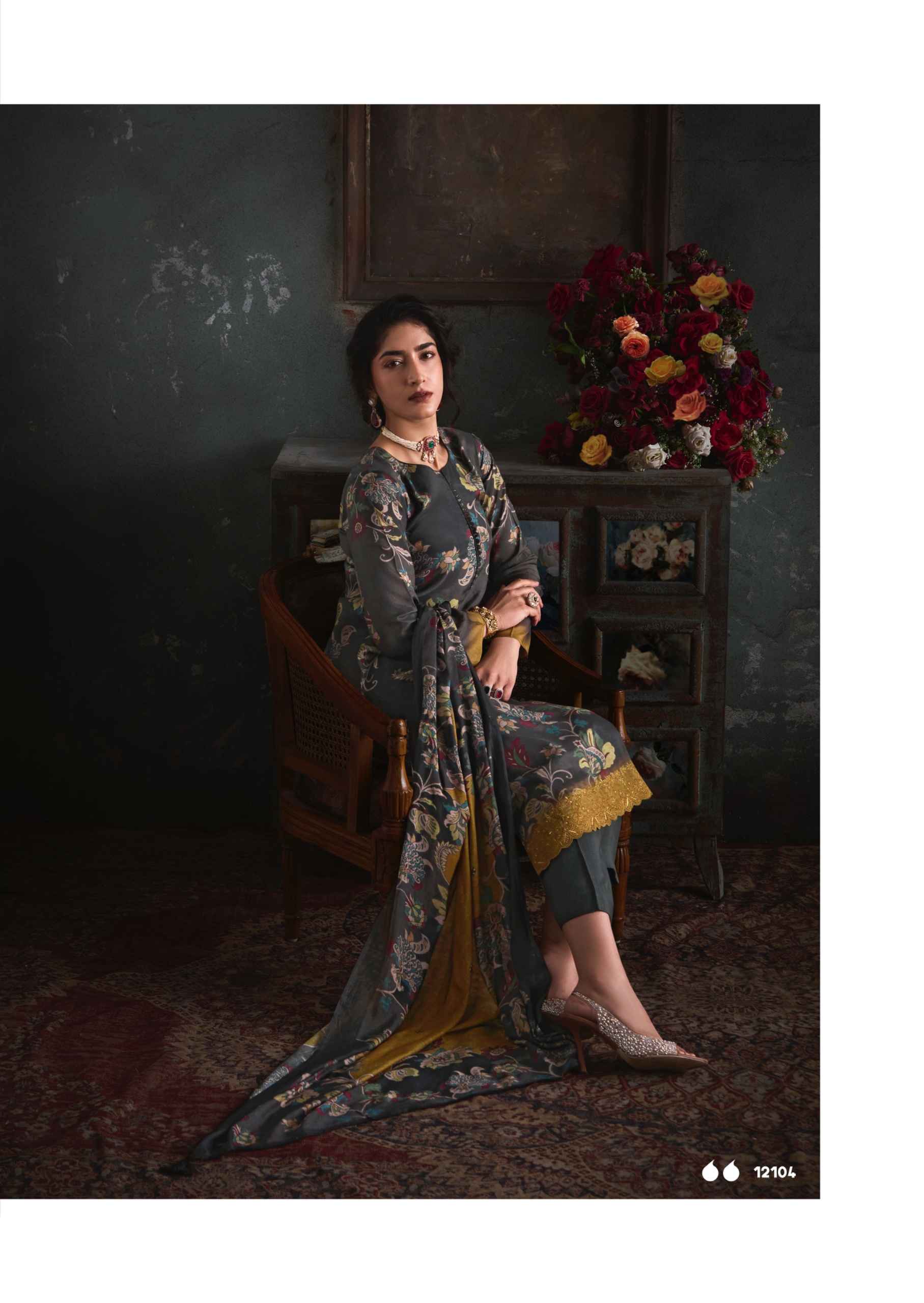 Sanna Fashion Elite Bemberg Musline Silk Dress Material 6 pcs Catalogue