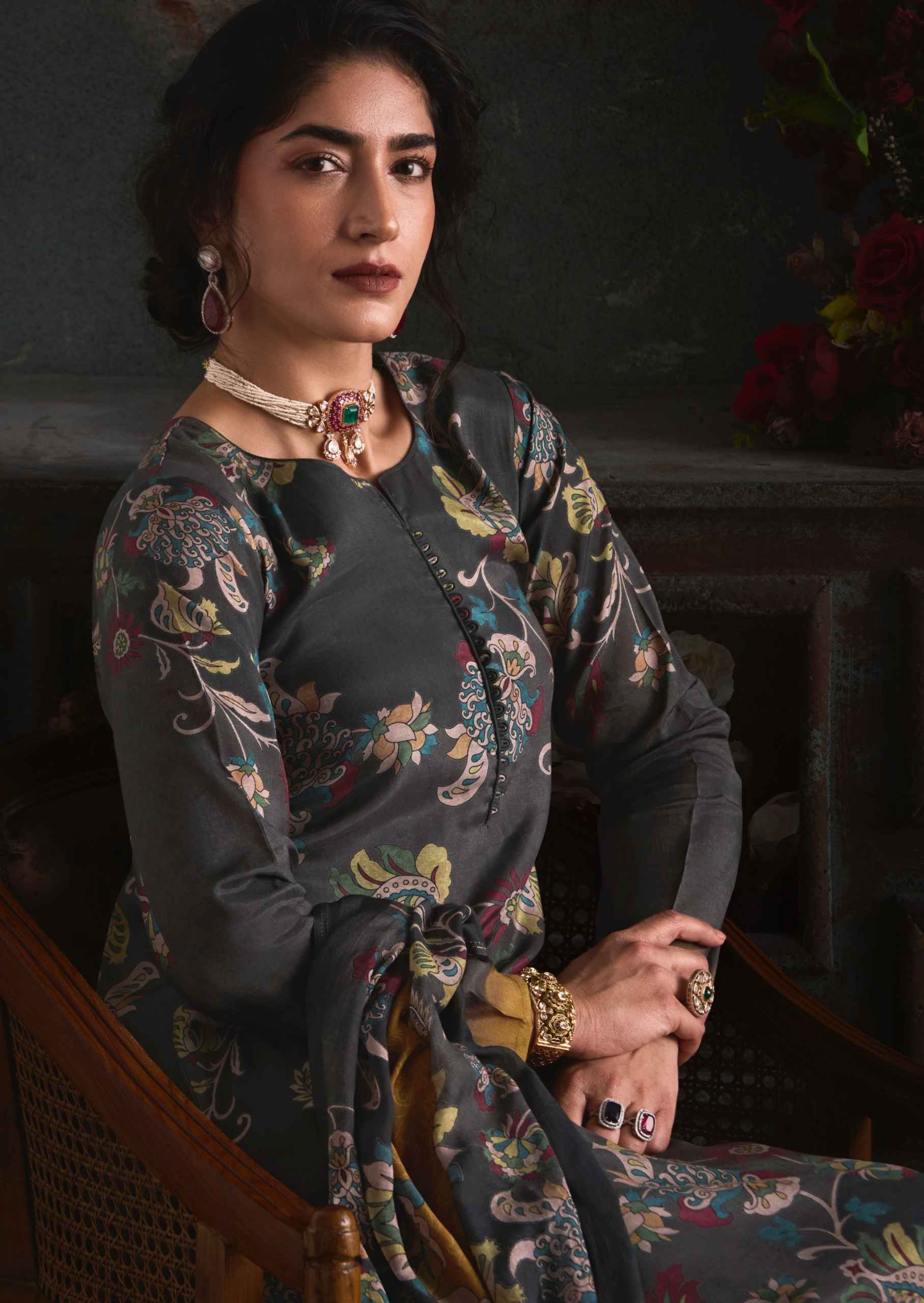 Sanna Fashion Elite Bemberg Musline Silk Dress Material 6 pcs Catalogue