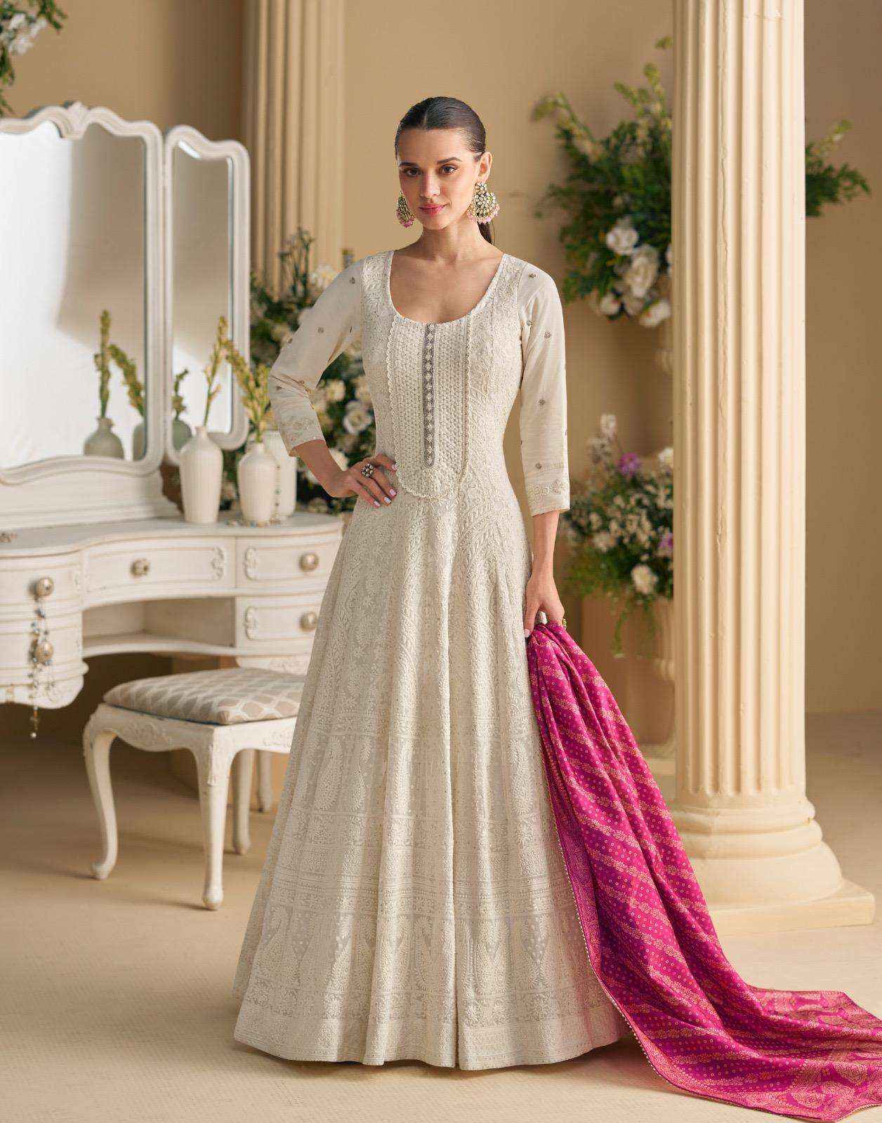 Sayuri Designer Dawat Readymade Georgette Dress 4 pcs Catalogue