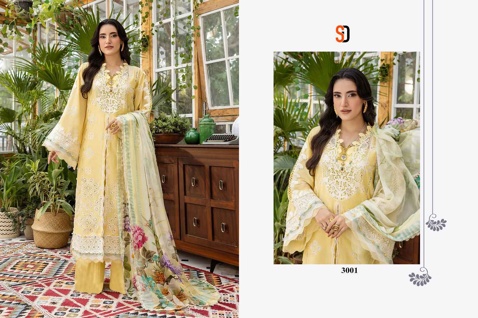 Shraddha Designer Elaf Vol 3 Cotton Dress Material 4 pcs Catalogue