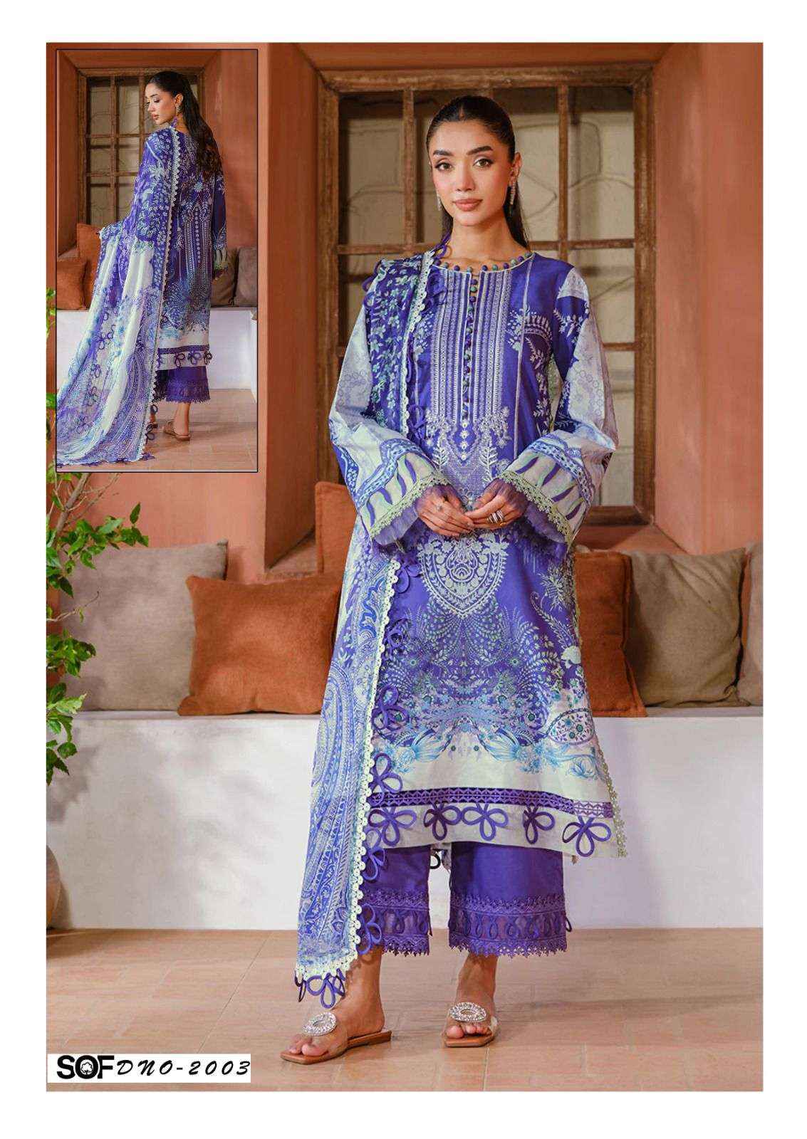Shree Om Fab Asim Jofa Vol 2 Cotton Dress Material 6 pcs Catalogue