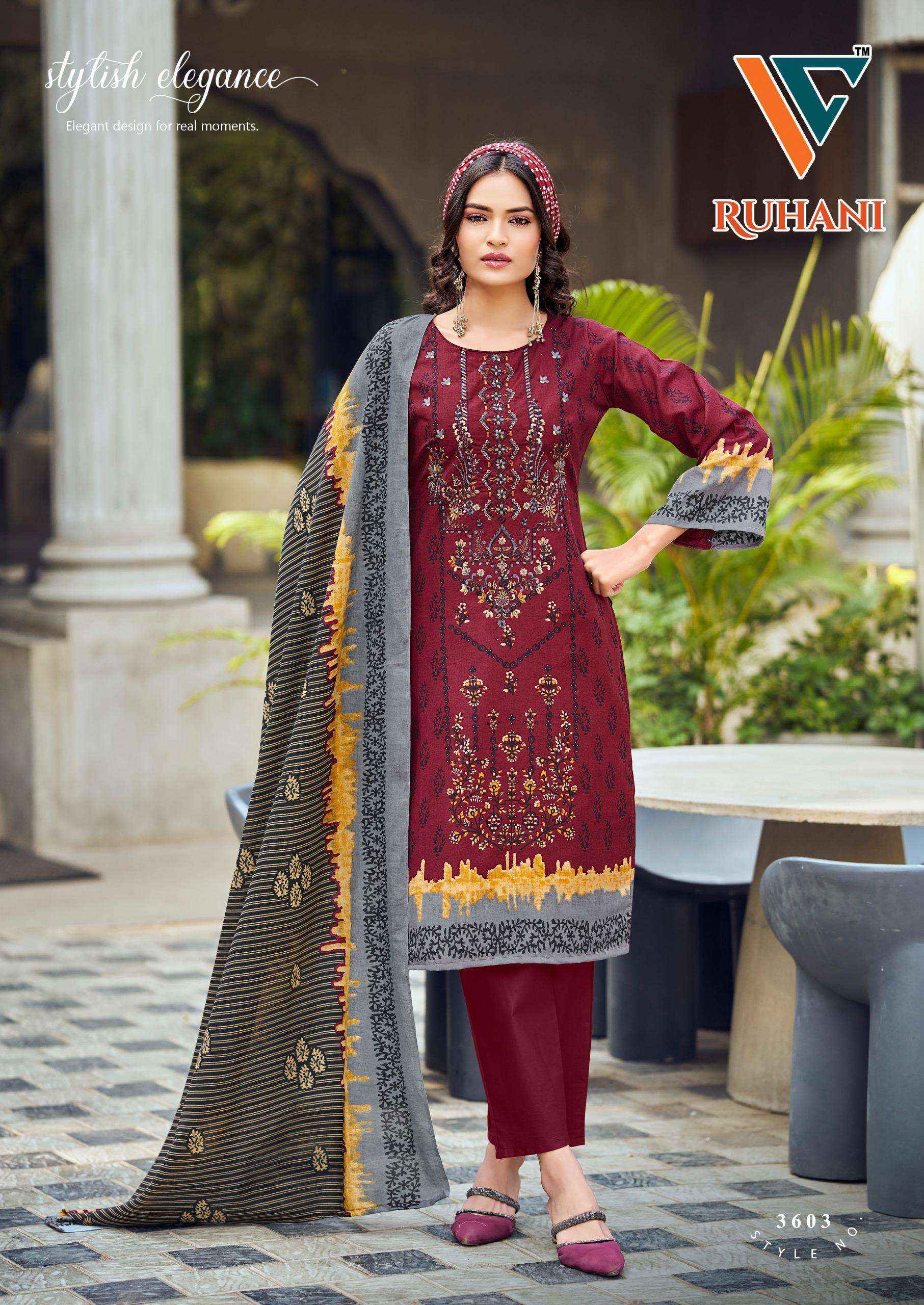 Vandana Creation Ruhani Vol 36 Cotton Dress Material 8 pcs Catalogue