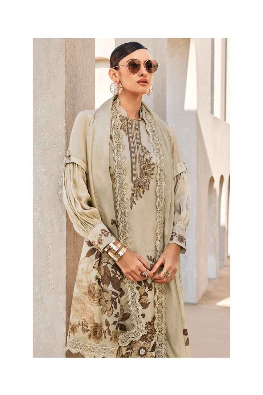 Varshaa Two Of A Kind Vol 9 Viscose Muslin Dress Material 2 pcs Catalogue