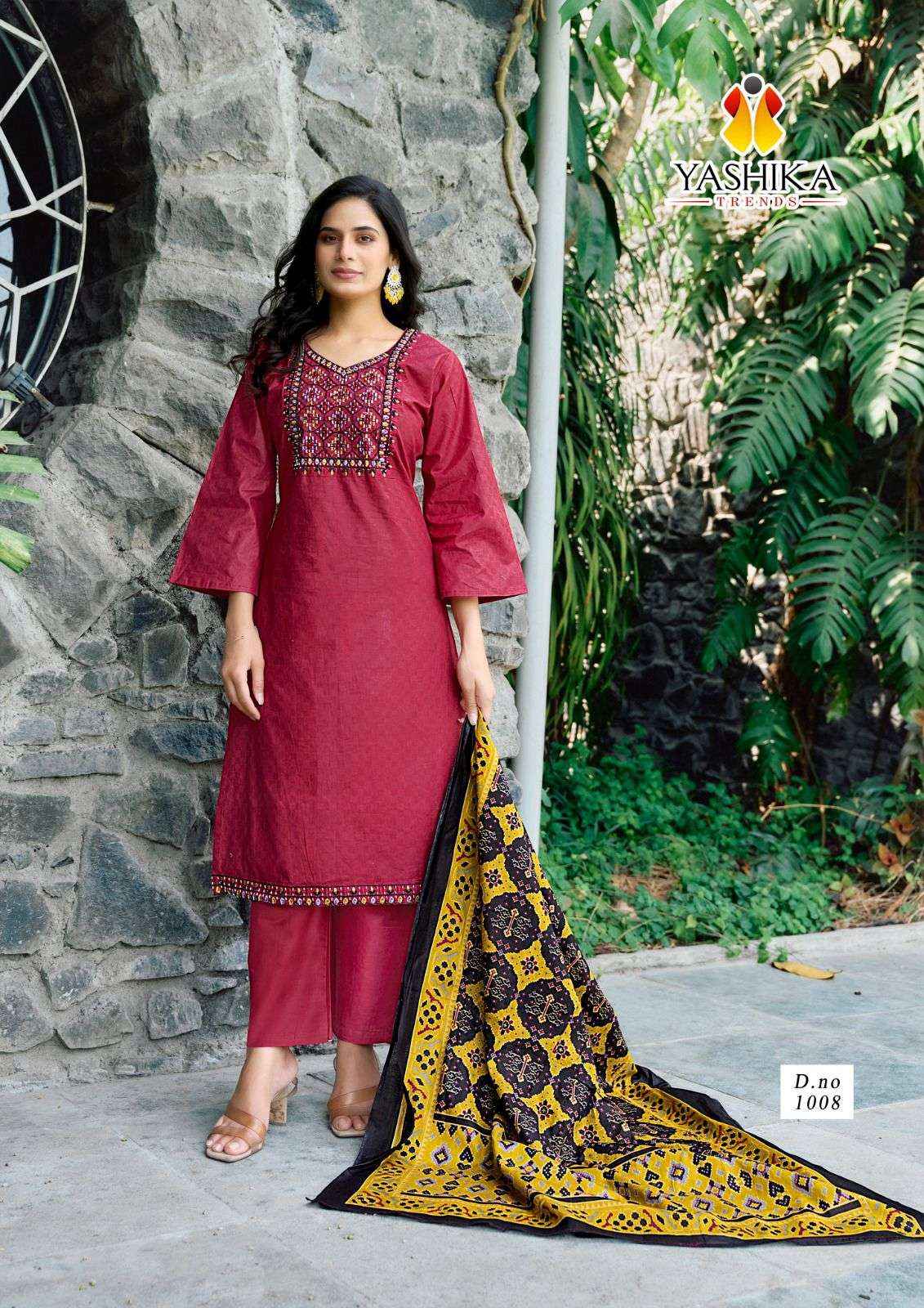 Yashika Trends Shanaya Cotton Dress Material 8 pcs Catalogue