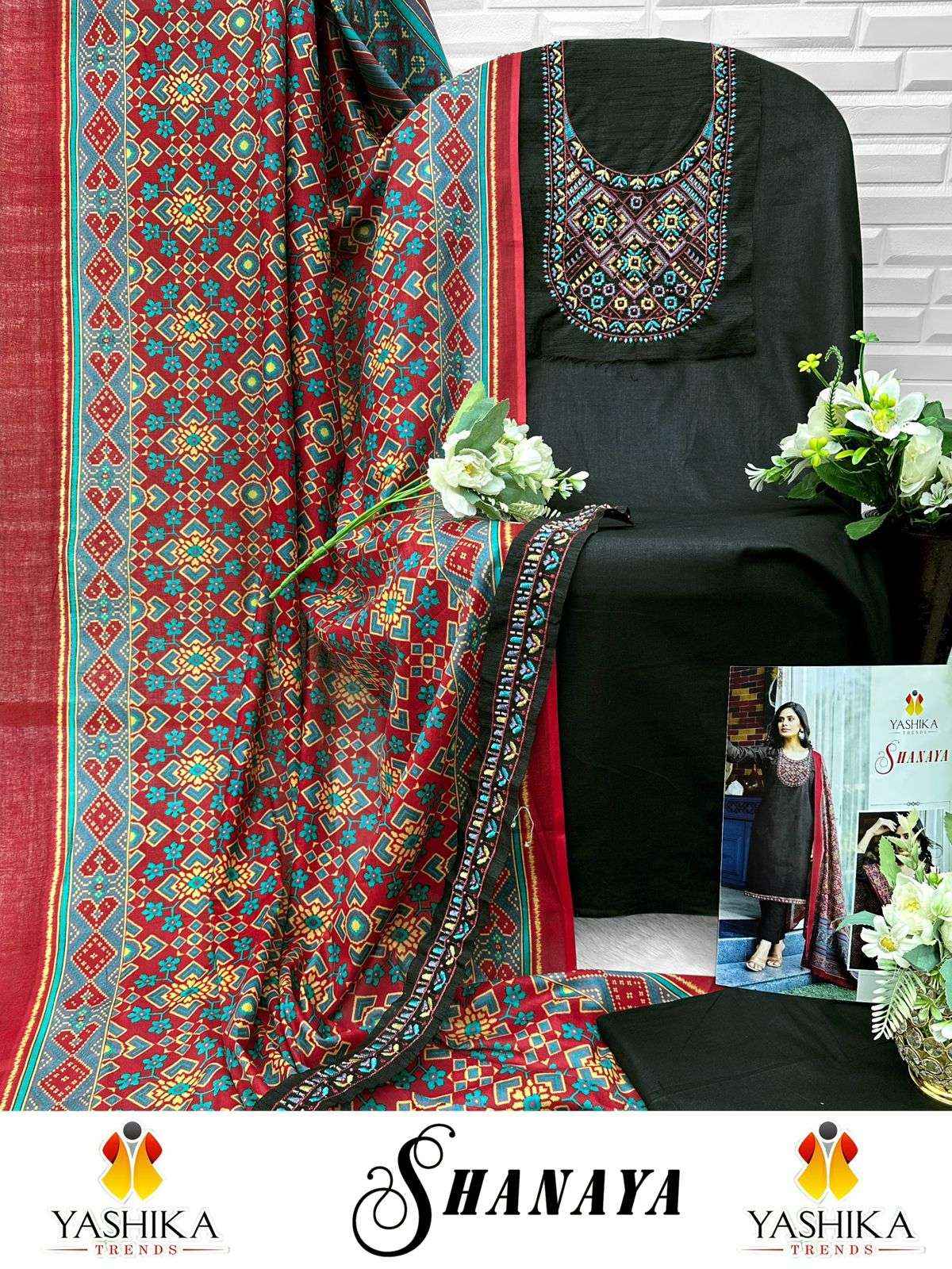 Yashika Trends Shanaya Cotton Dress Material 8 pcs Catalogue