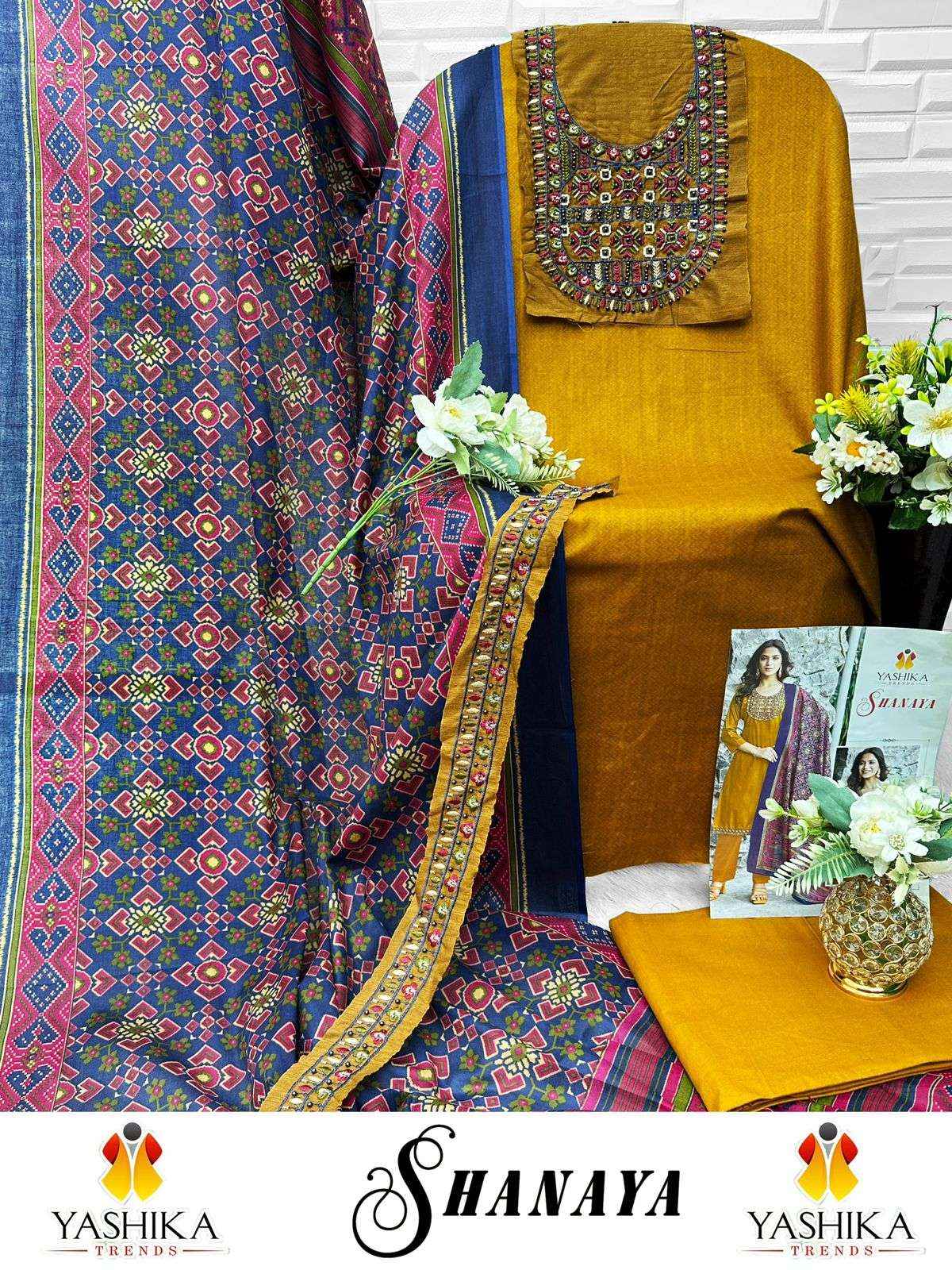 Yashika Trends Shanaya Cotton Dress Material 8 pcs Catalogue