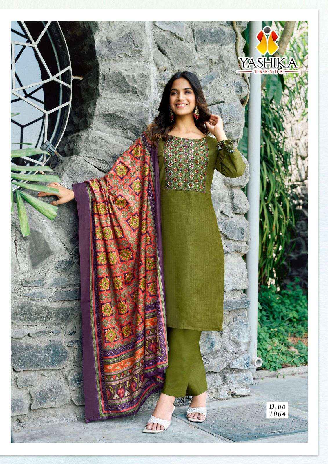 Yashika Trends Shanaya Cotton Dress Material 8 pcs Catalogue