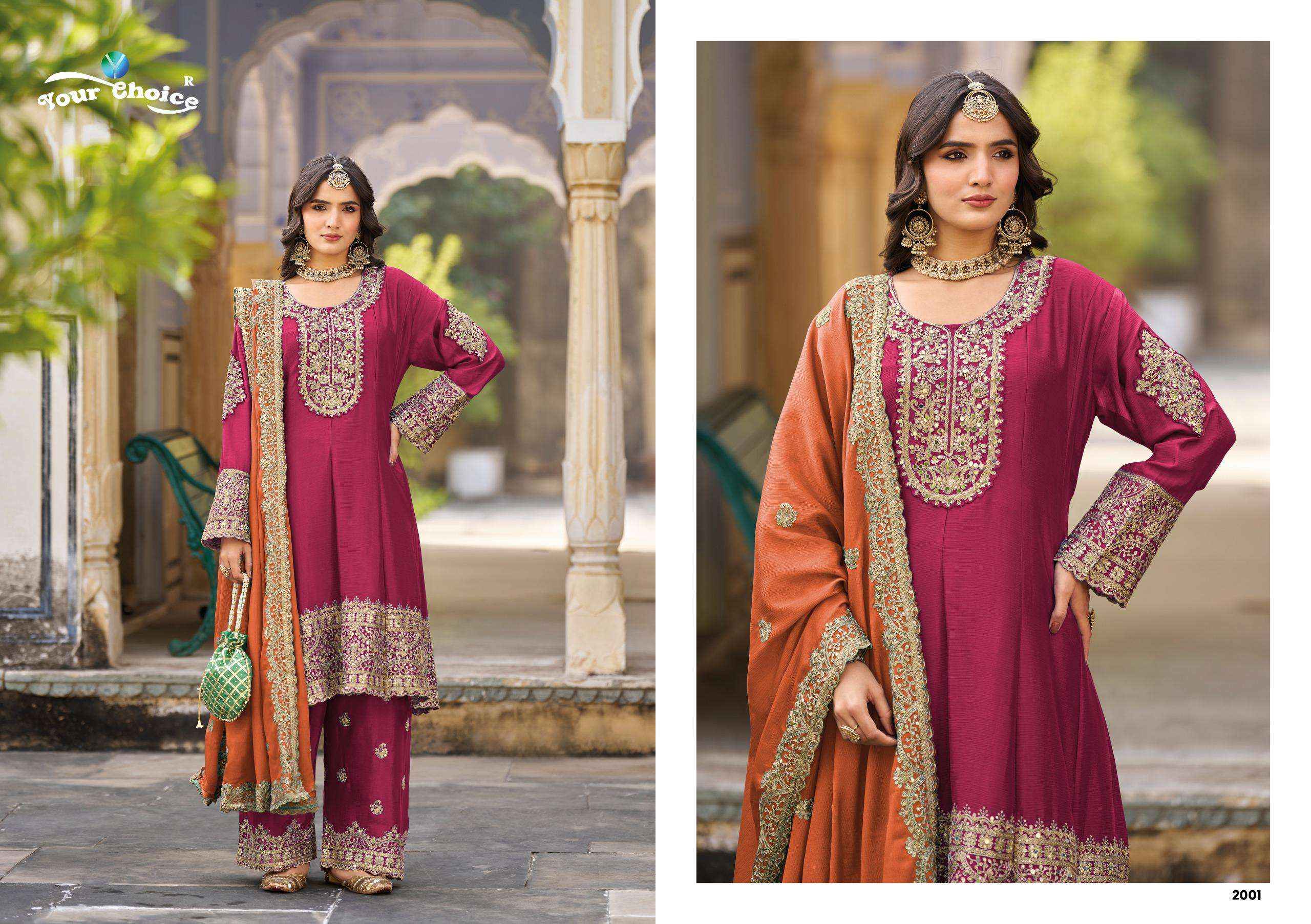 Your Choice Afgani Vol 2 Readymade Chinon Dress 2 pcs Catalogue