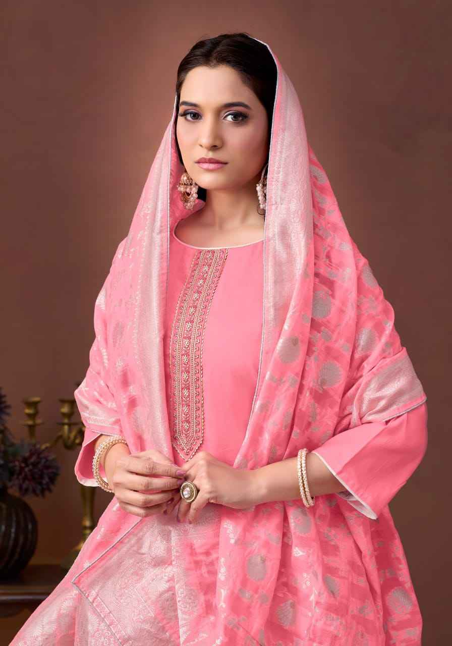 Alok Dianna Zam Dress Material 6 pcs Catalogue