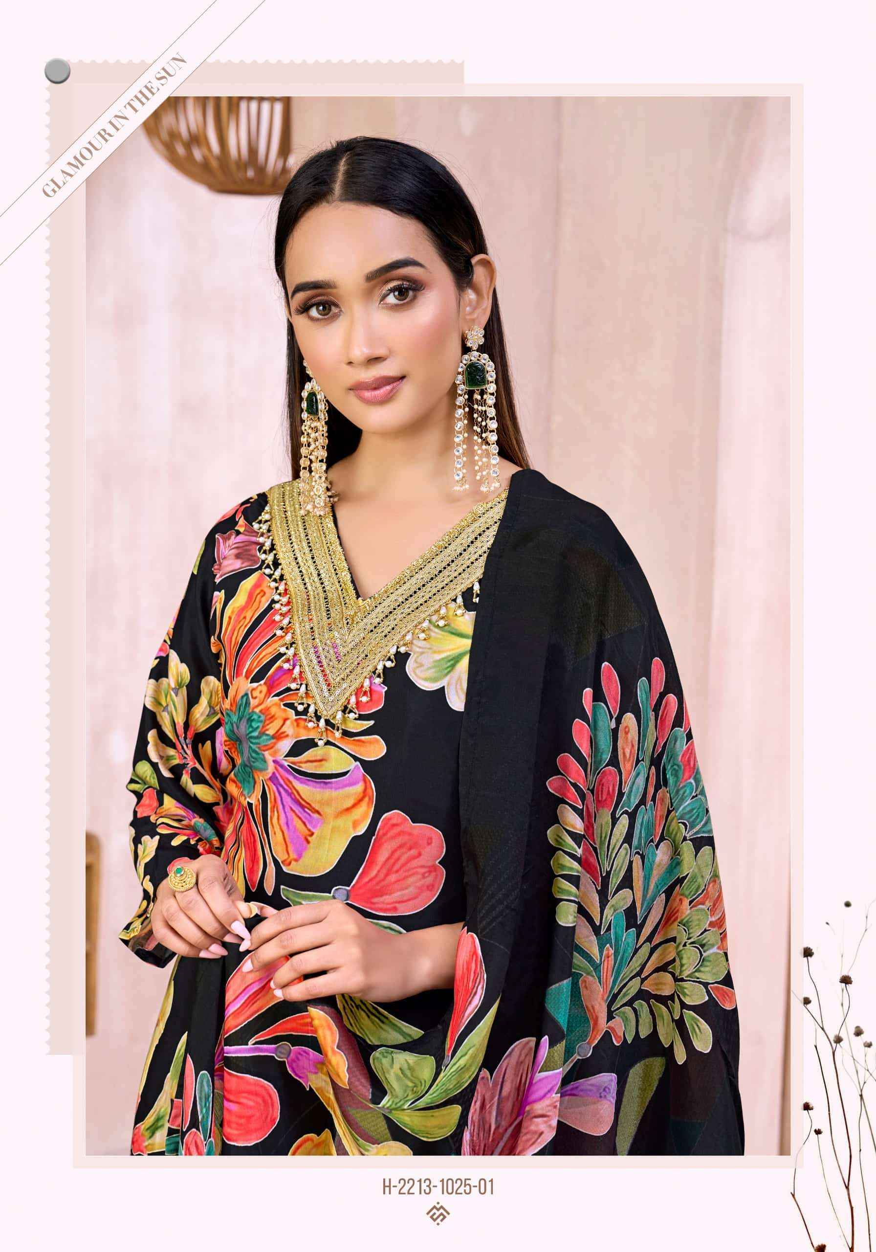 Alok Kitty Viscose Maslin Dress Material 8 pcs Catalogue