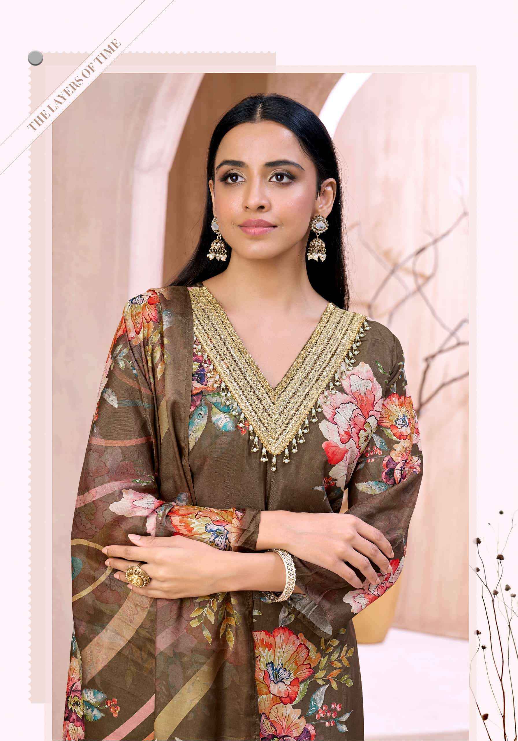 Alok Kitty Viscose Maslin Dress Material 8 pcs Catalogue