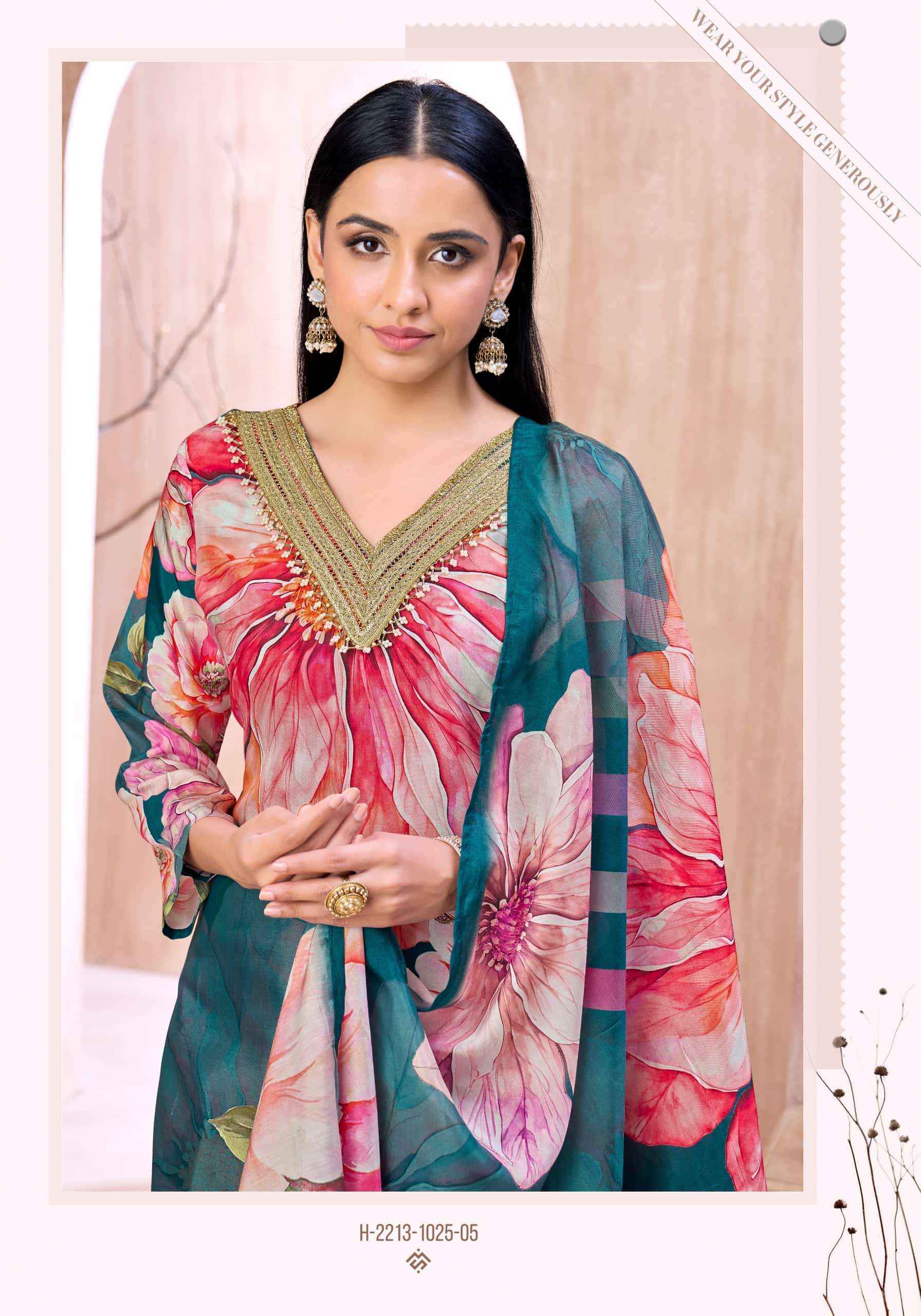 Alok Kitty Viscose Maslin Dress Material 8 pcs Catalogue
