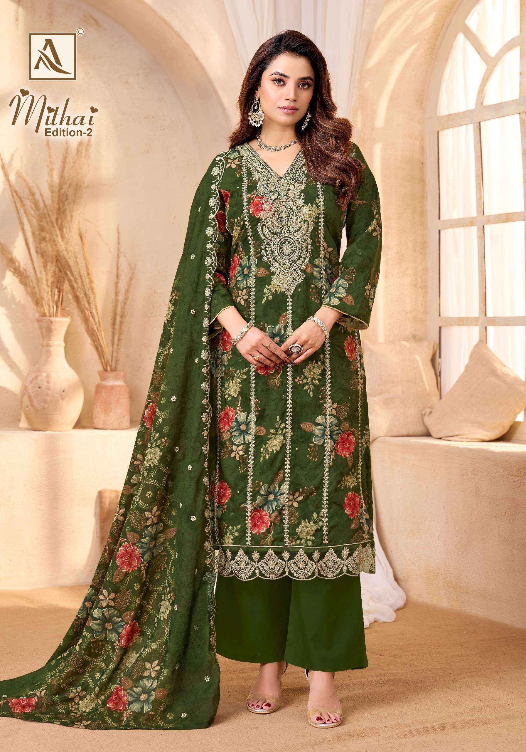 Alok Mithai Edition 2 Cambric Cotton Dress Material 6 pcs Catalogue