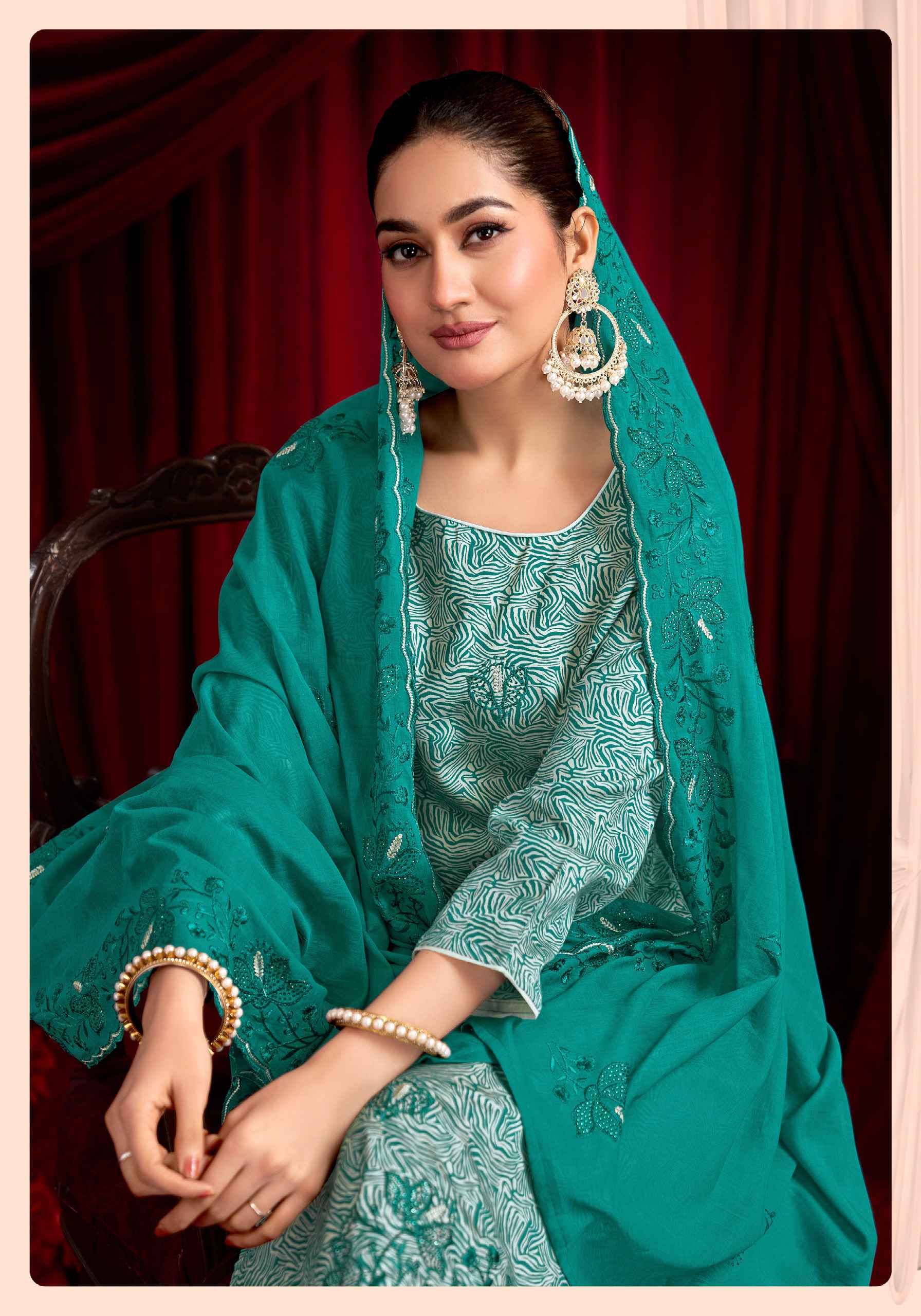 Alok Silver Girl Zam Cotton Dress Material 4 pcs Catalogue