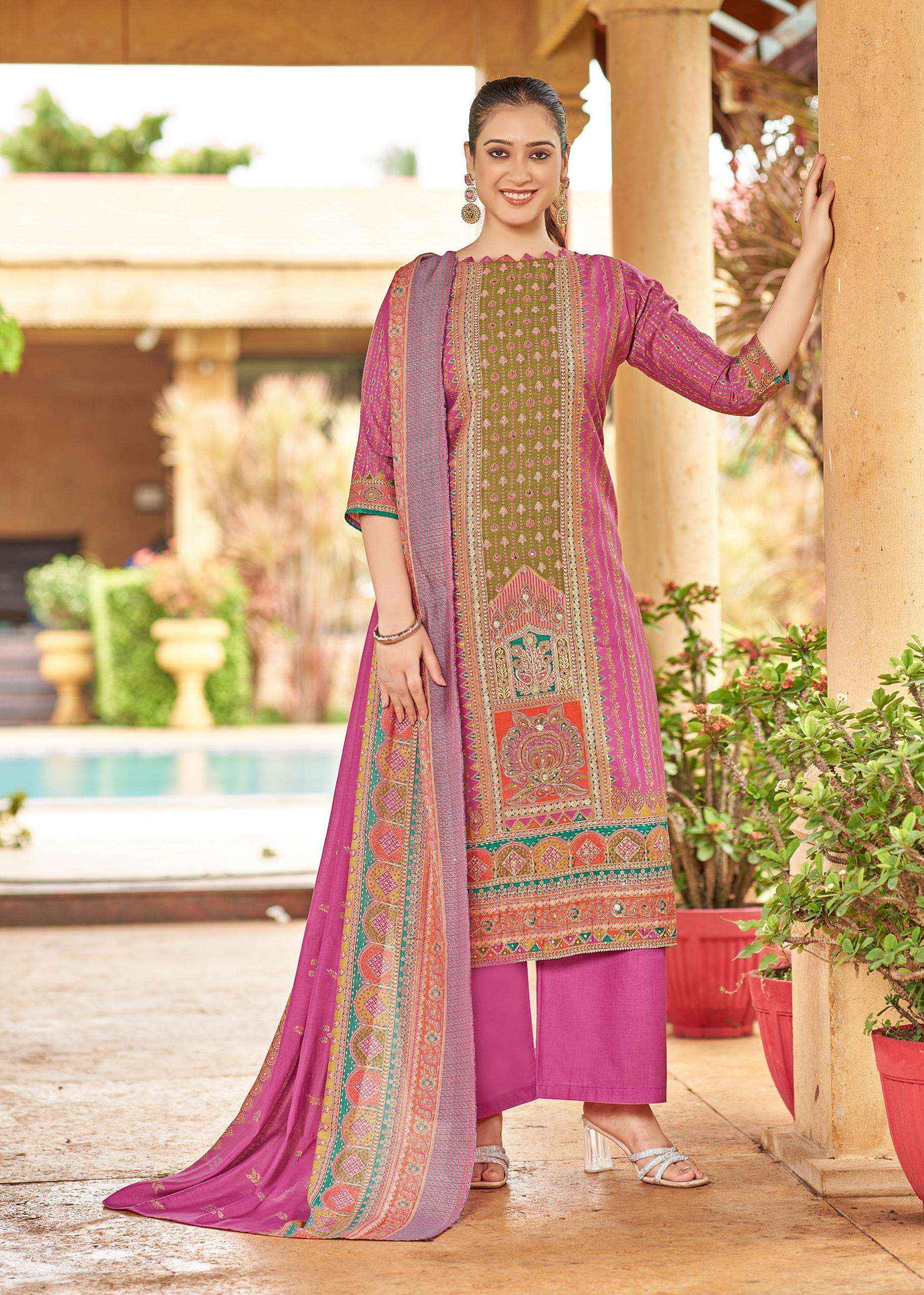 Alok Tanishq Modal Dress Material 6 pcs Catalogue