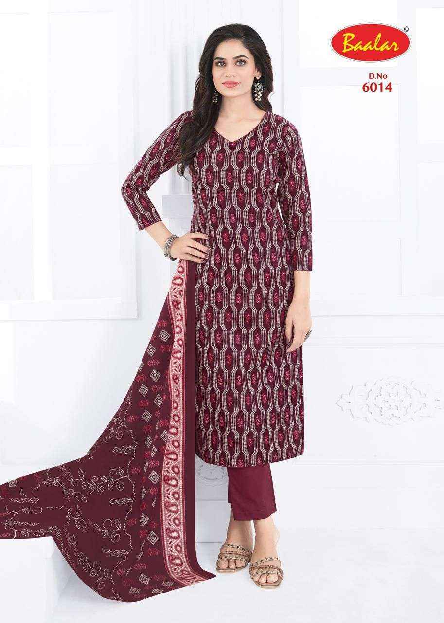 Baalar Pashmina Vol 6 Lawn Cotton Dress Material 12 pcs Catalogue