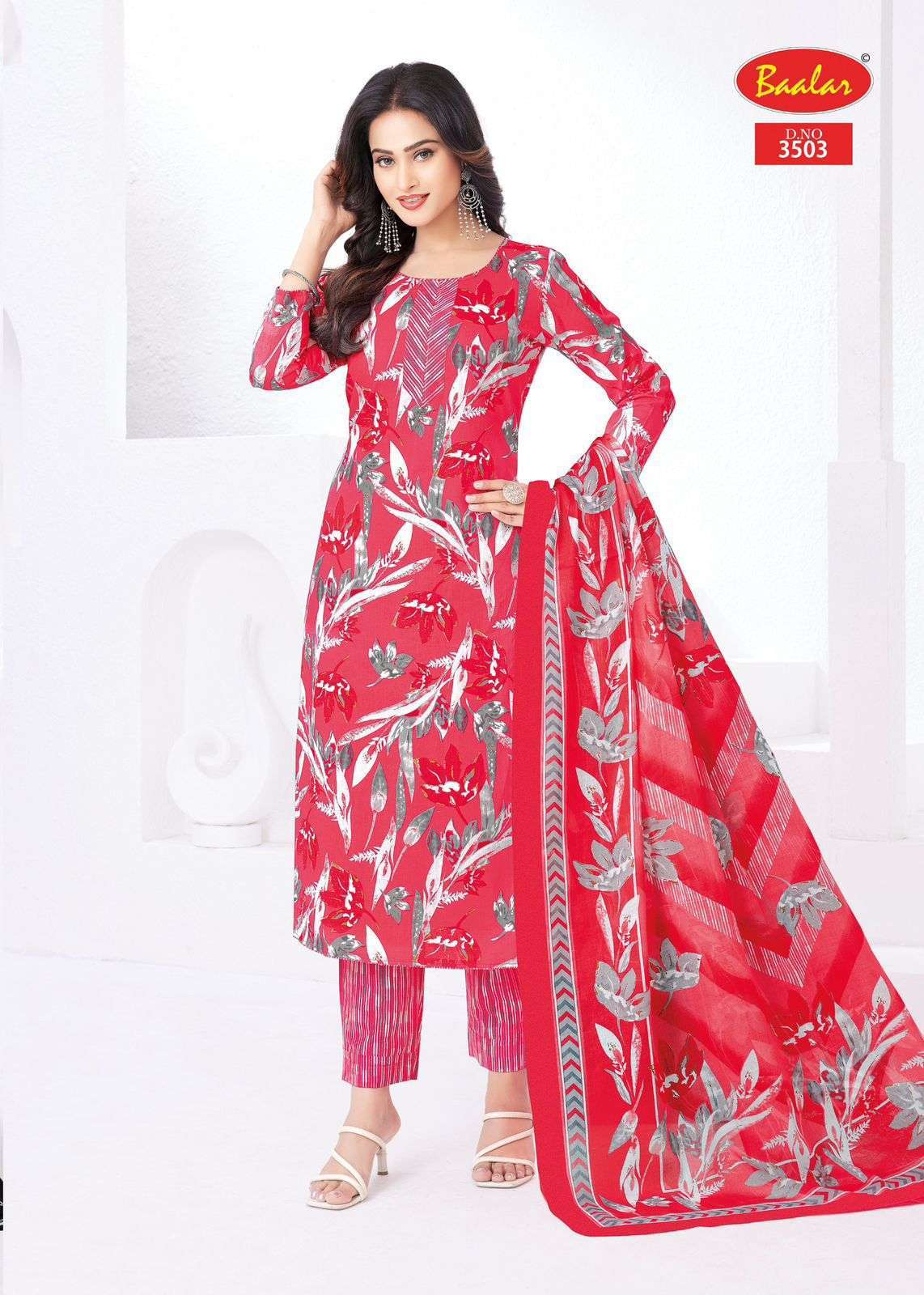 Baalar Zaara Patiyala Vol 35 Cotton Dress Material 22 pcs Catalogue