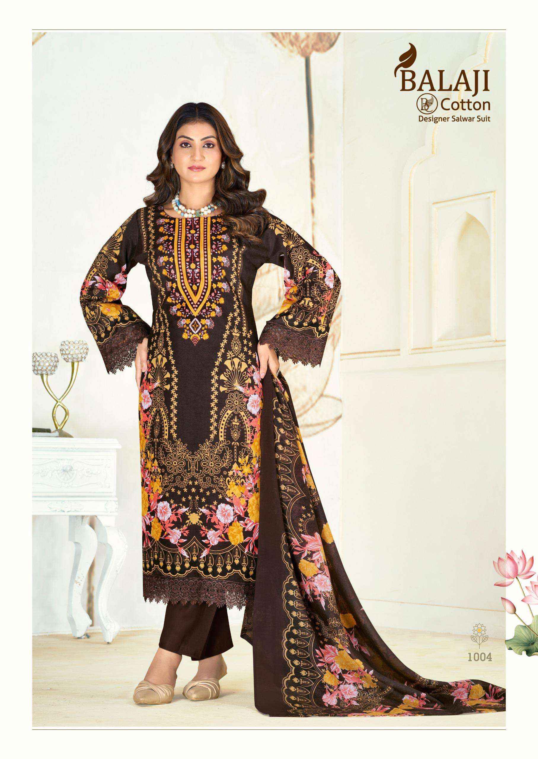 Balaji Jannat Cotton Dress Material 8 pcs Catalogue