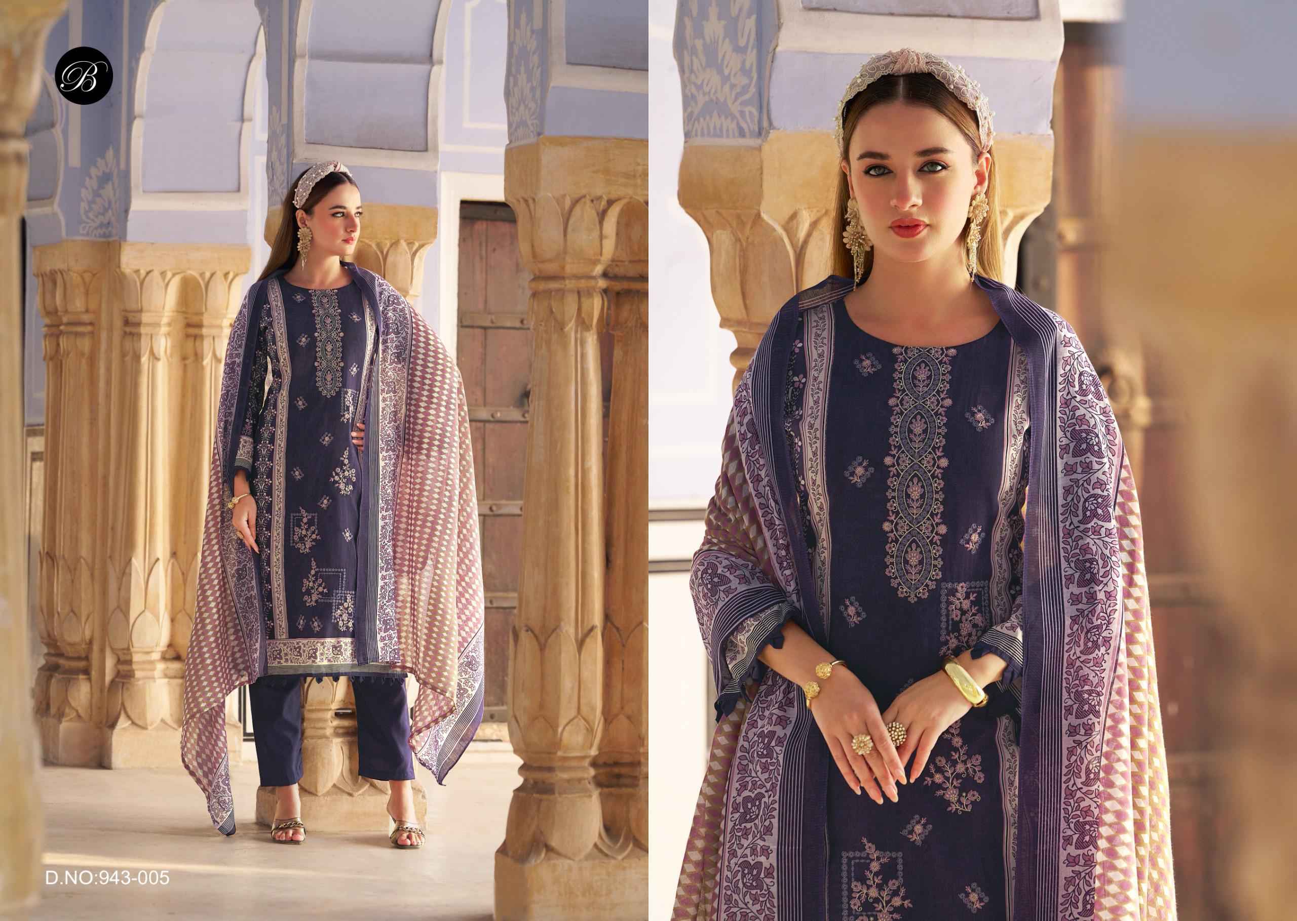 Belliza Bin Saeed Vol 11 Cotton Dress Material 6 pcs Catalogue