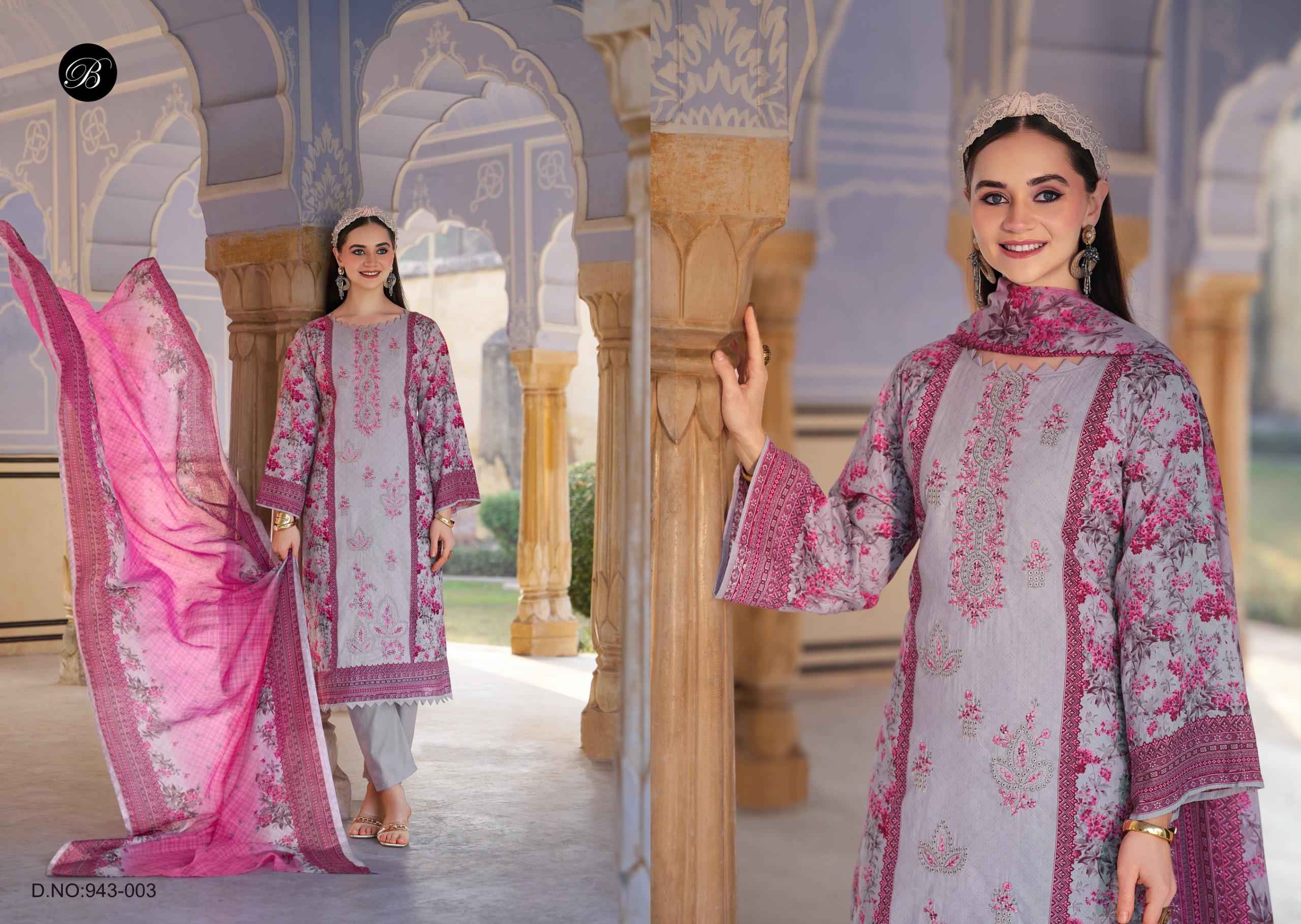 Belliza Bin Saeed Vol 11 Cotton Dress Material 6 pcs Catalogue