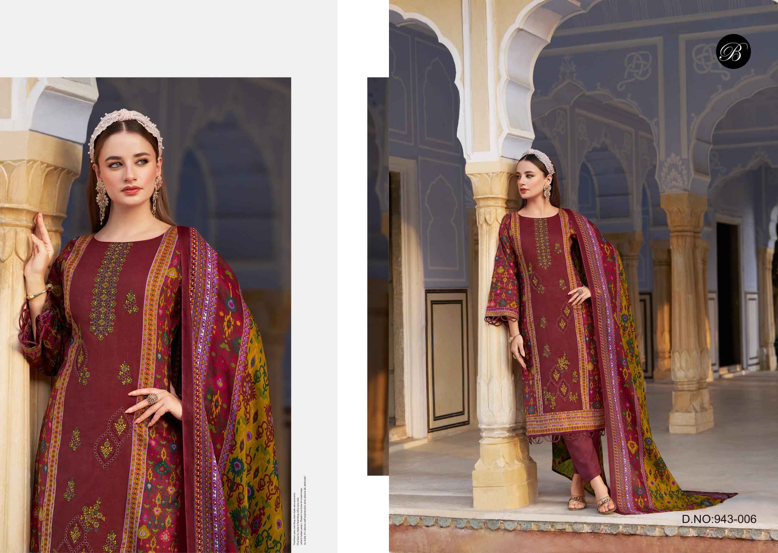 Belliza Bin Saeed Vol 11 Cotton Dress Material 6 pcs Catalogue