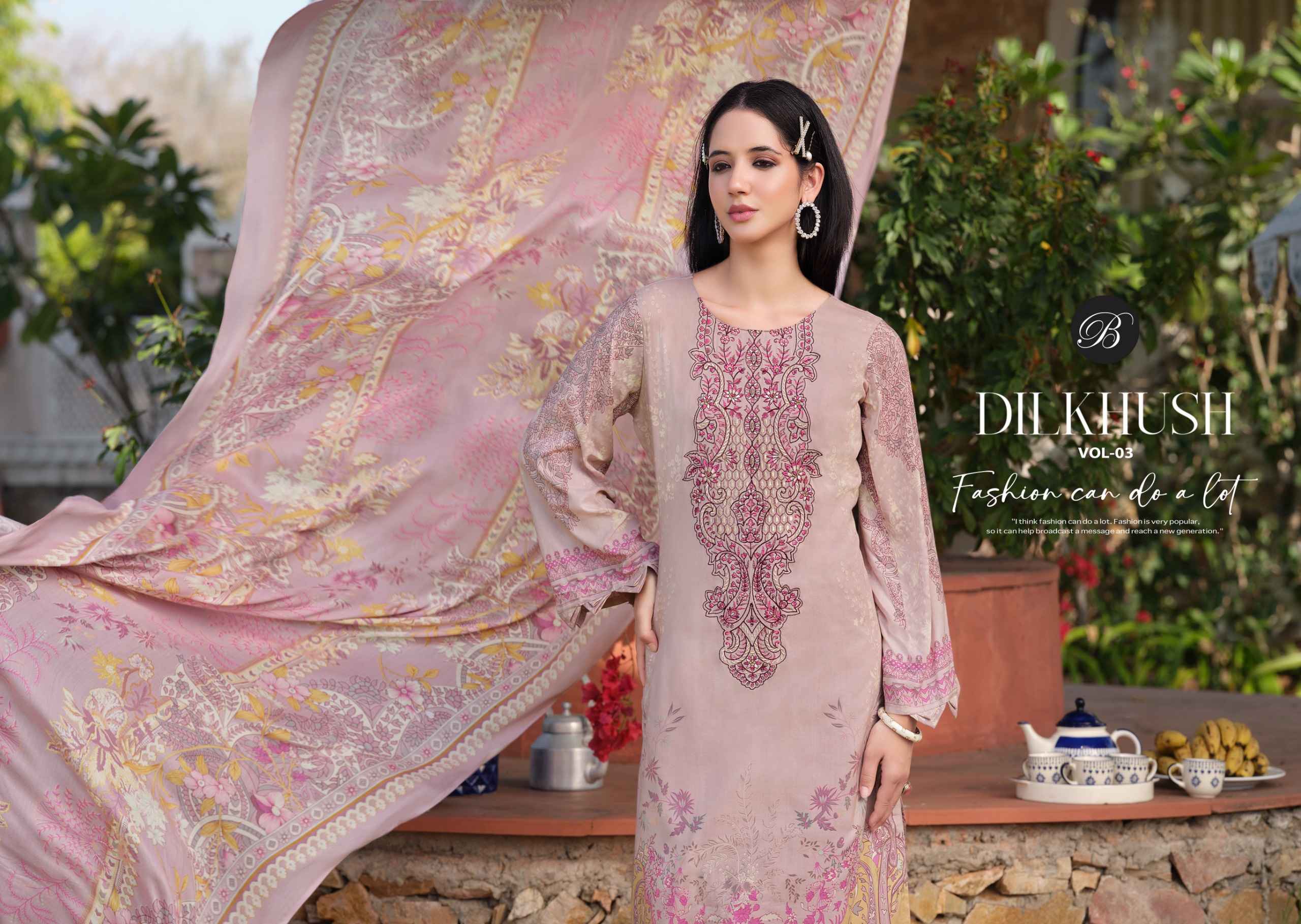 Belliza Dilkhush Vol 3 Viscose Rayon Dress Material 8 pcs Catalogue