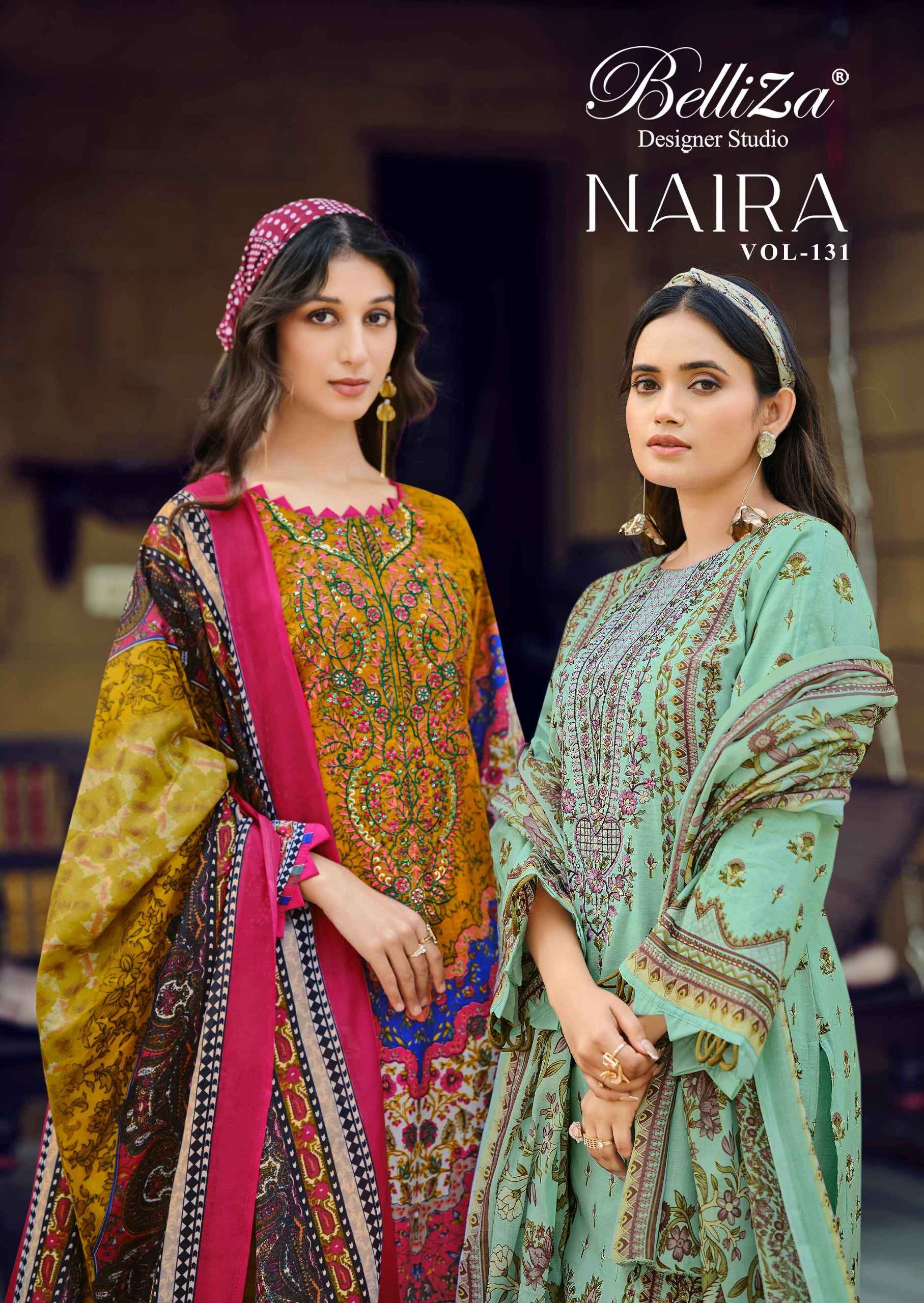 Belliza Naira Vol 131 Cotton Dress Material 8 pcs Cataloge